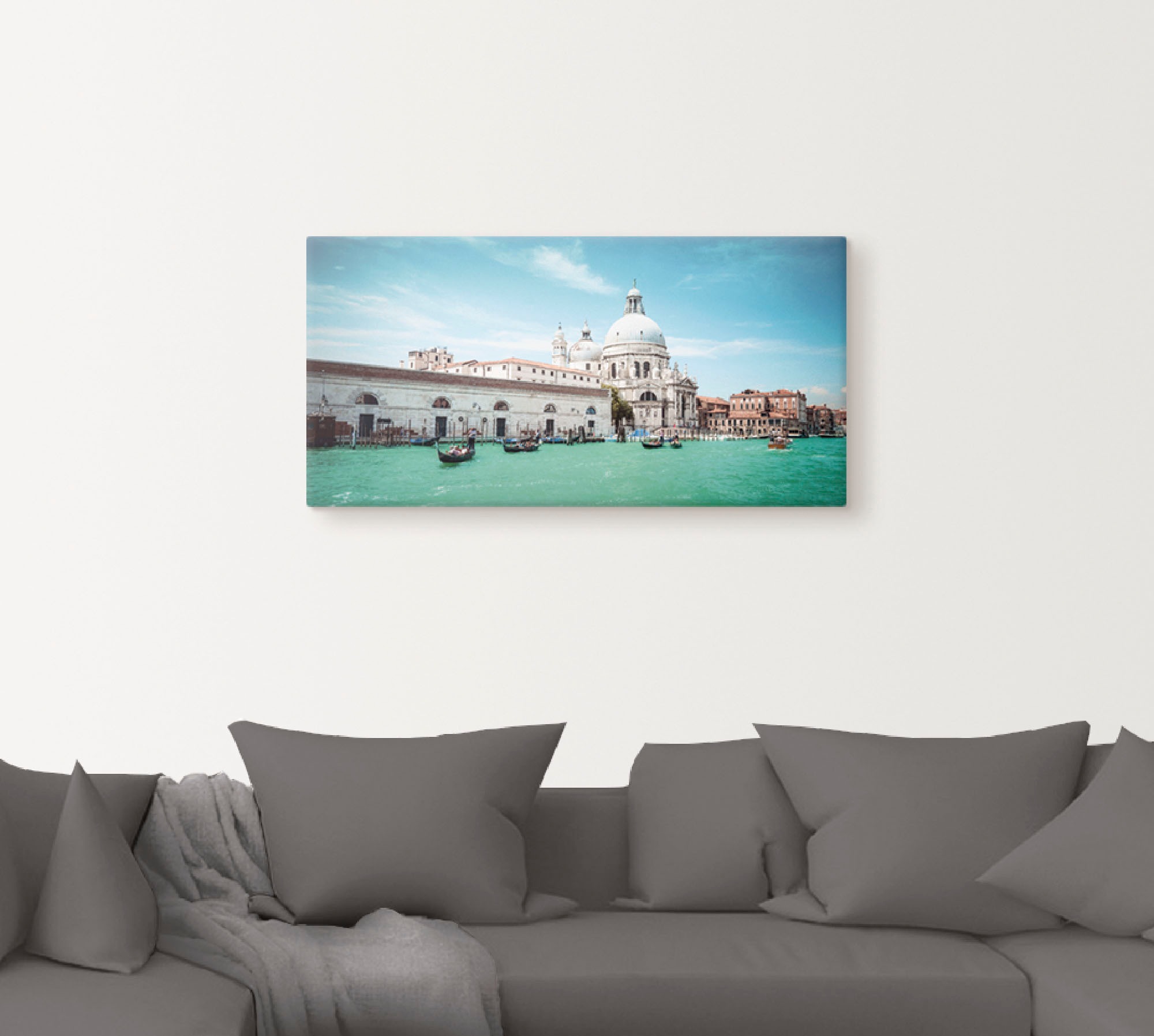 Image of Artland Wandbild »Venedig Santa Maria della Salute I«, Italien, (1 St.), in vielen Grössen & Produktarten - Alubild / Outdoorbild für den Aussenbereich, Leinwandbild, Poster, Wandaufkleber / Wandtattoo auch für Badezimmer geeignet bei Ackermann Versand Sc