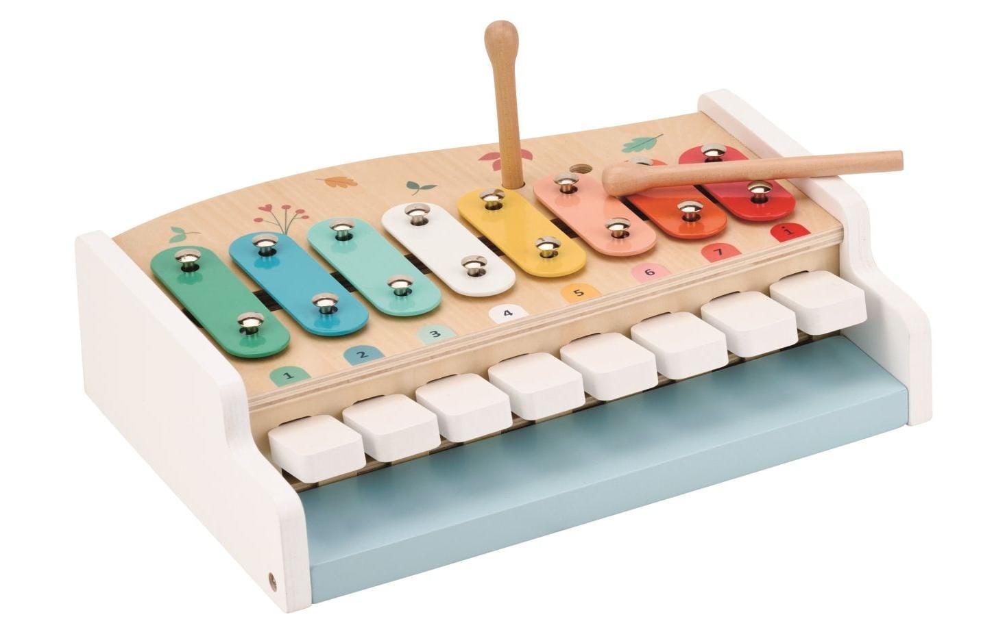 Spielba Spielzeug-Musikinstrument »Piano und Xylophon 2 in 1«
