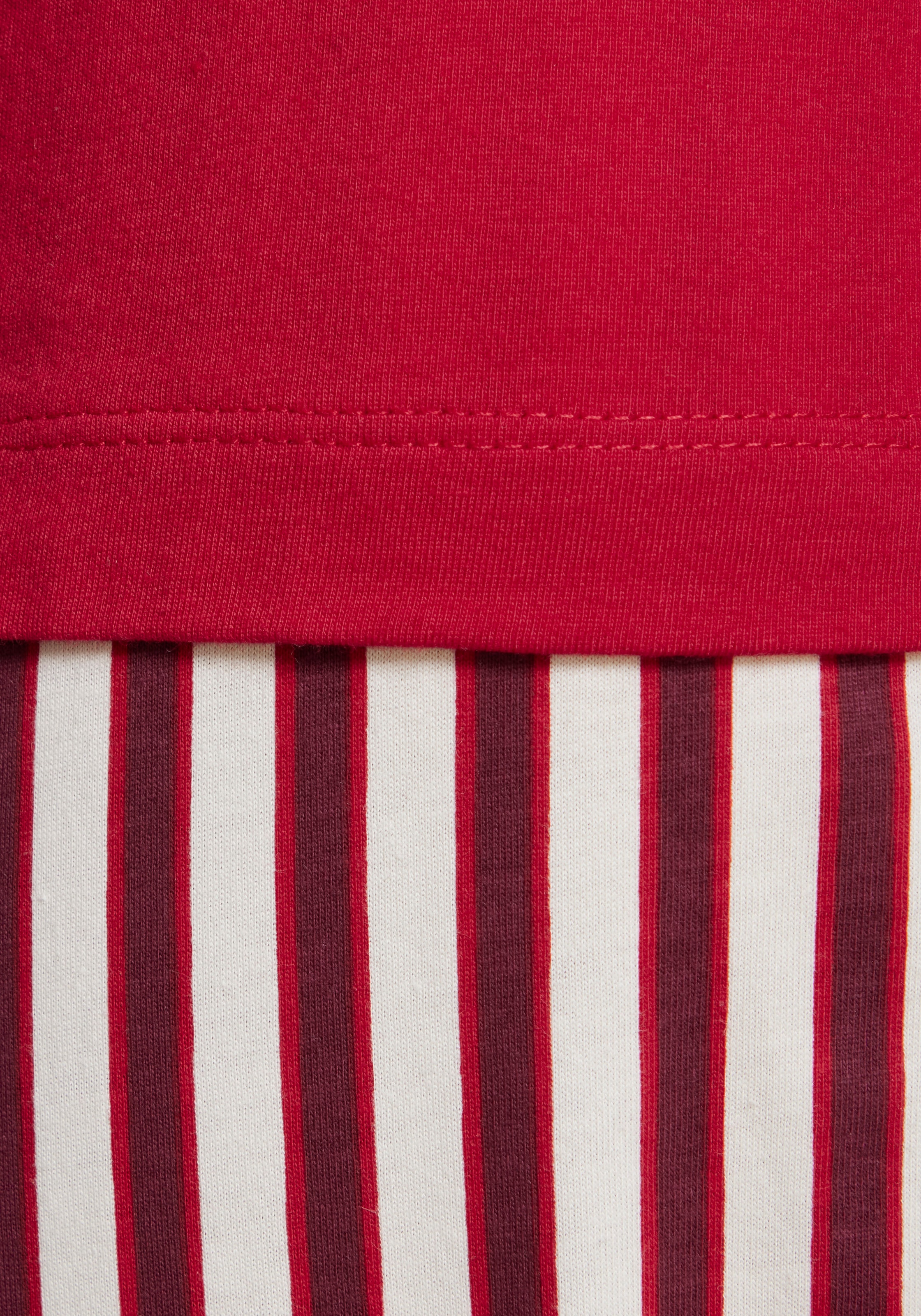 LASCANA Pyjama Set, 2 tlg. Mit Weihnachtlichem Muster