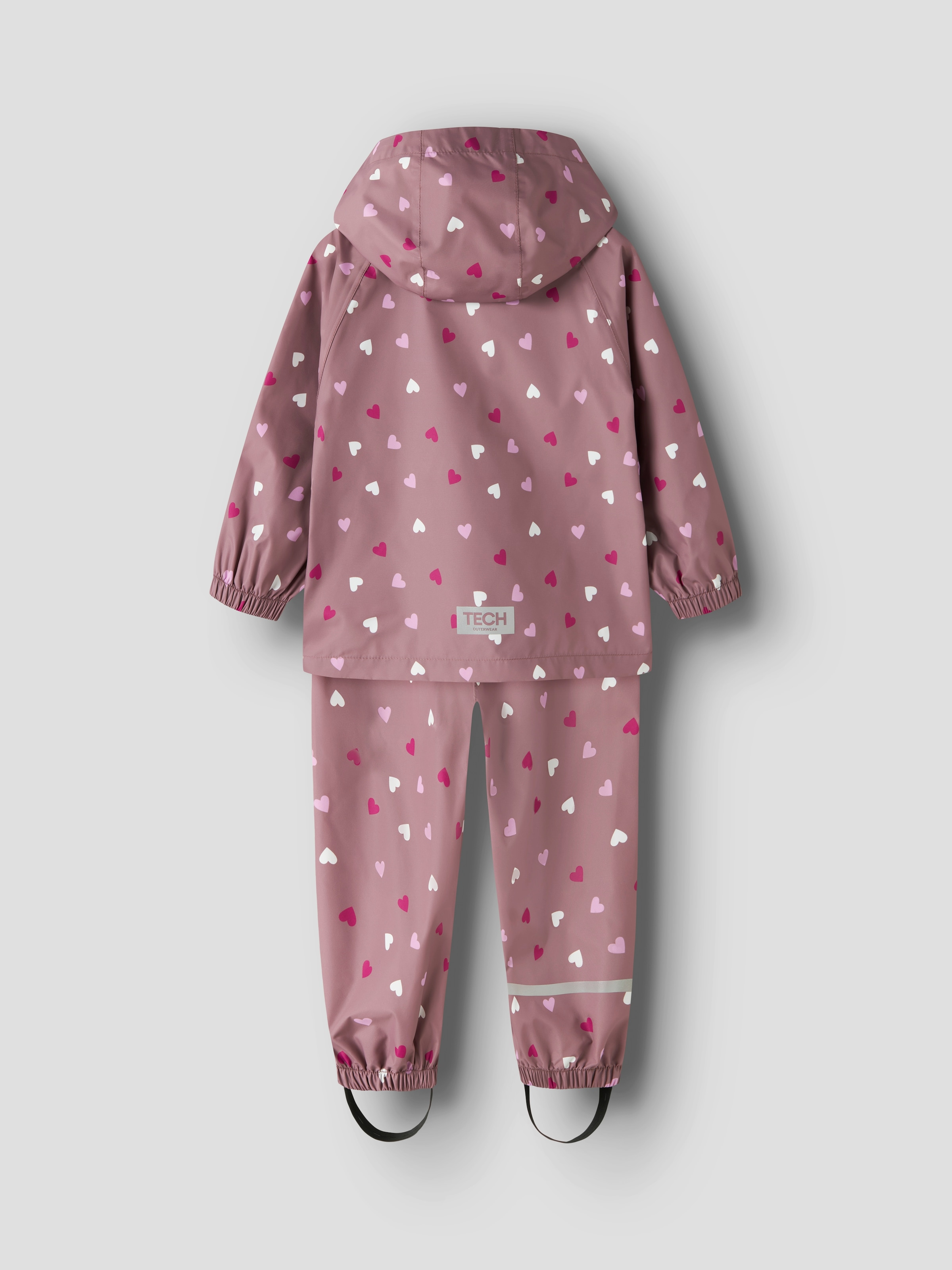 Name It Combinaison de pluie »NMNDRAIN05 RAIN SET AOP FO« détails réfléchissants, étanche