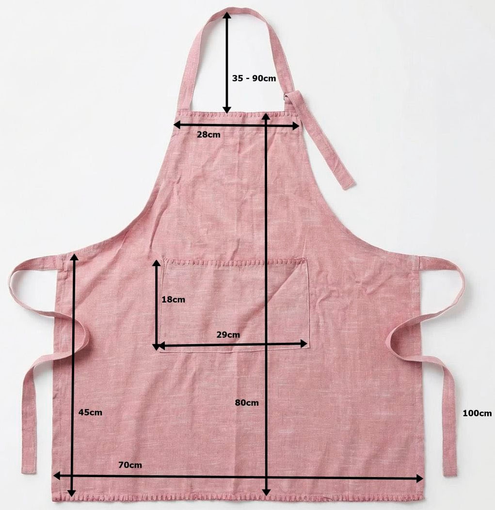 Home affaire Tablier de cuisine »Schürze Rose 70x80cm« 1