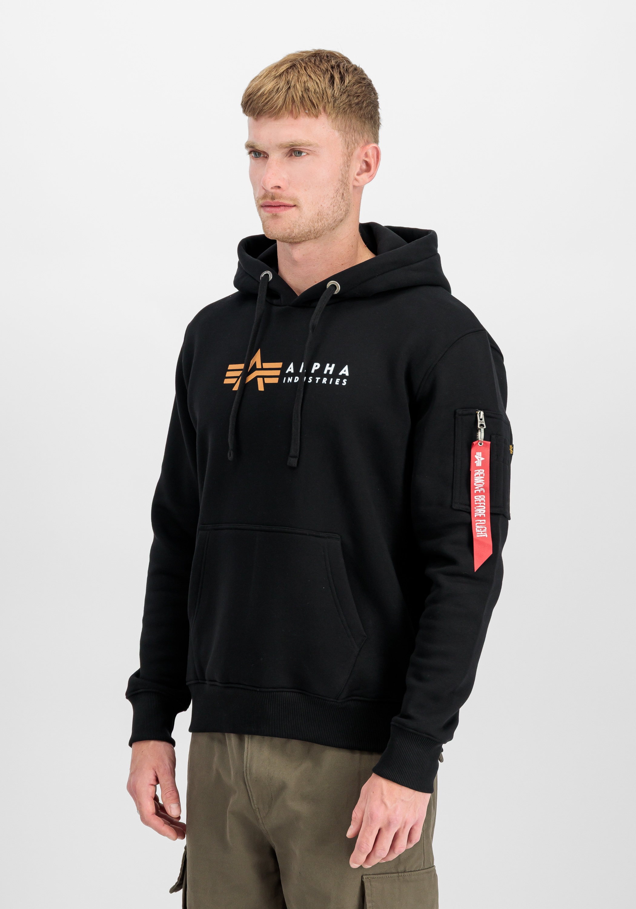 Image of Alpha Industries Hoodie "Alpha Label Hoodie"