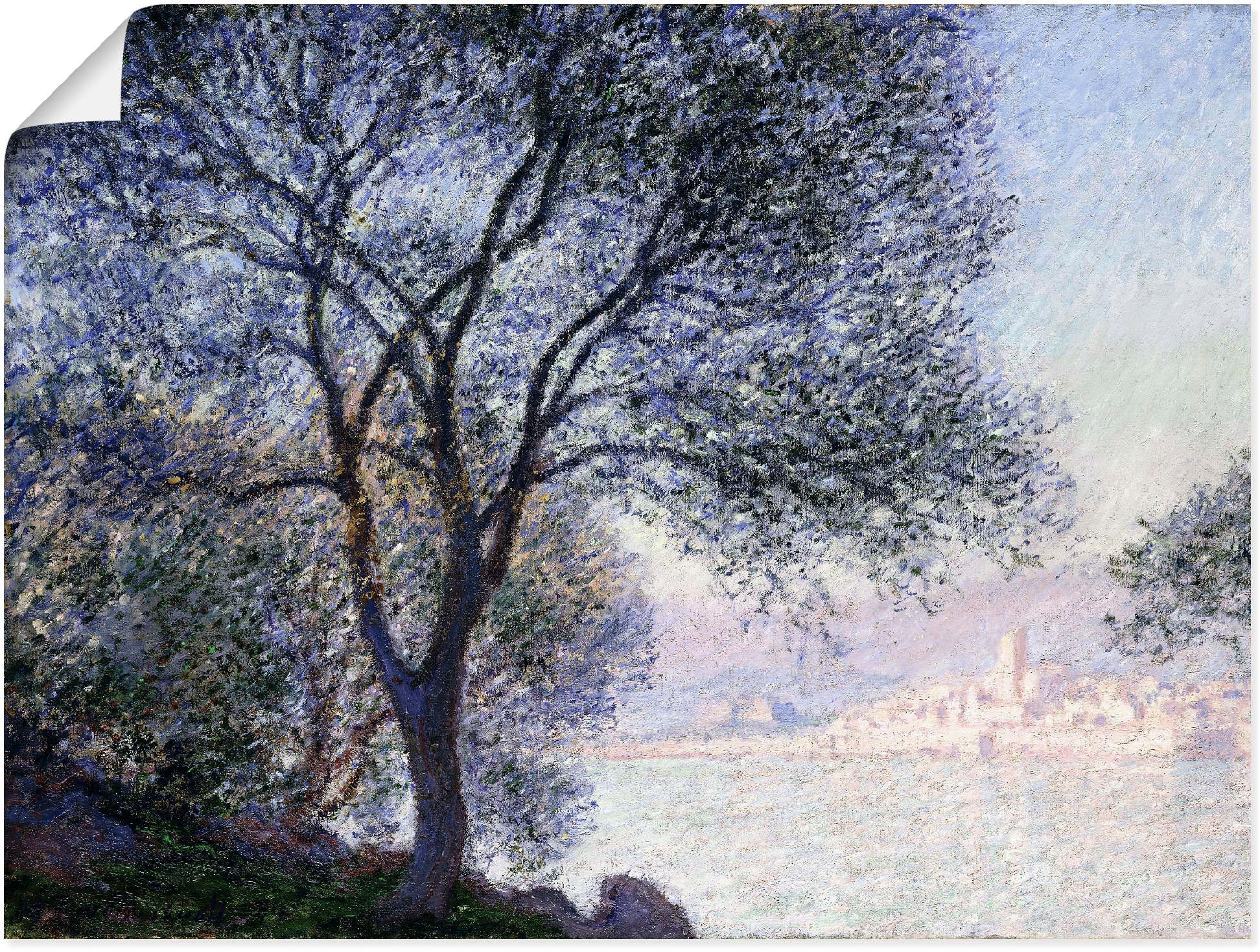 Image of Artland Wandbild »Antibes von La Salis aus gesehen«, Gewässer, (1 St.), in vielen Grössen & Produktarten -Leinwandbild, Poster, Wandaufkleber / Wandtattoo auch für Badezimmer geeignet bei Ackermann Versand Schweiz