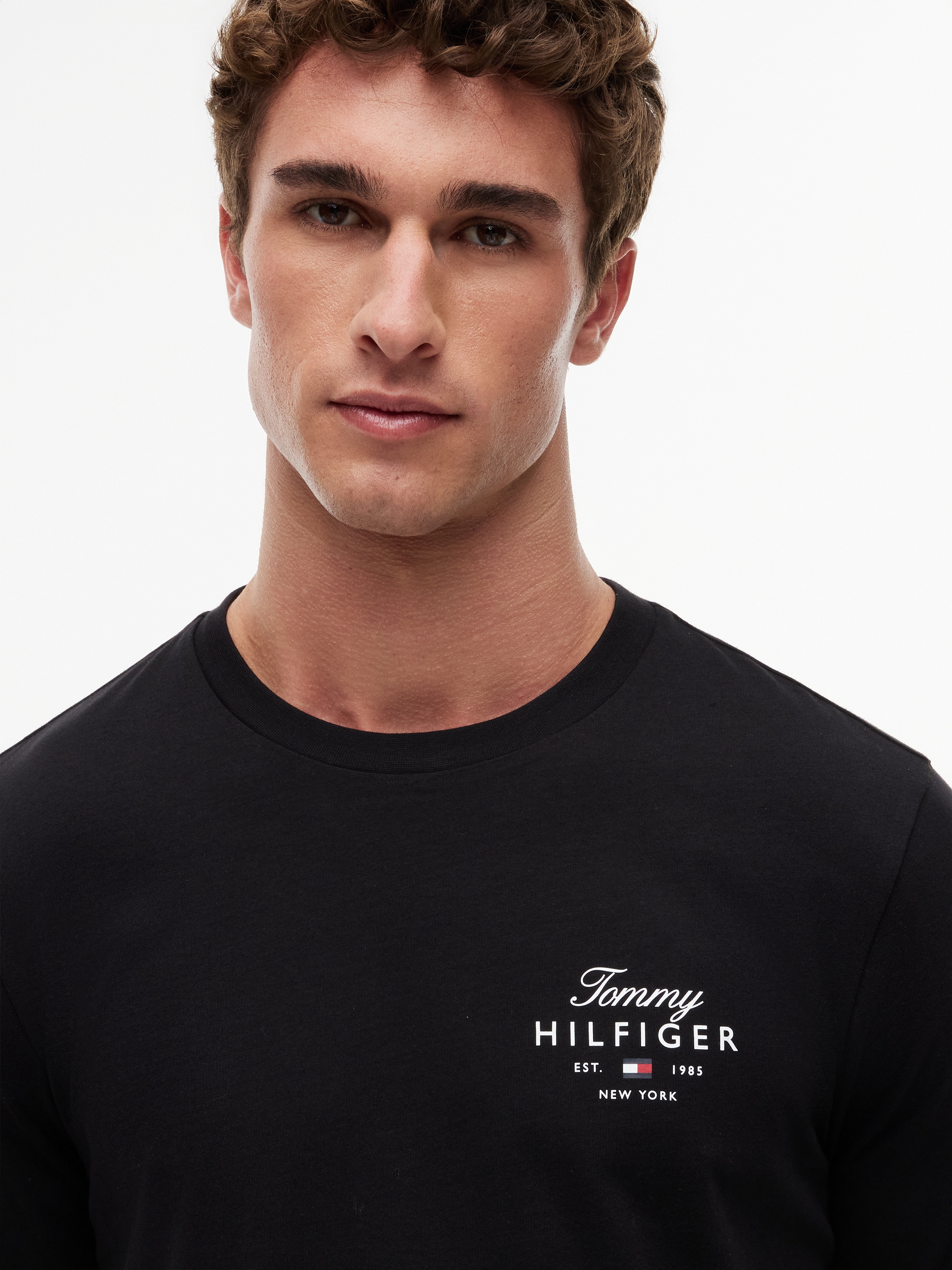 Tommy Hilfiger T-shirt à manches longues »SCRIPT STACK LS REGULAR TEE«