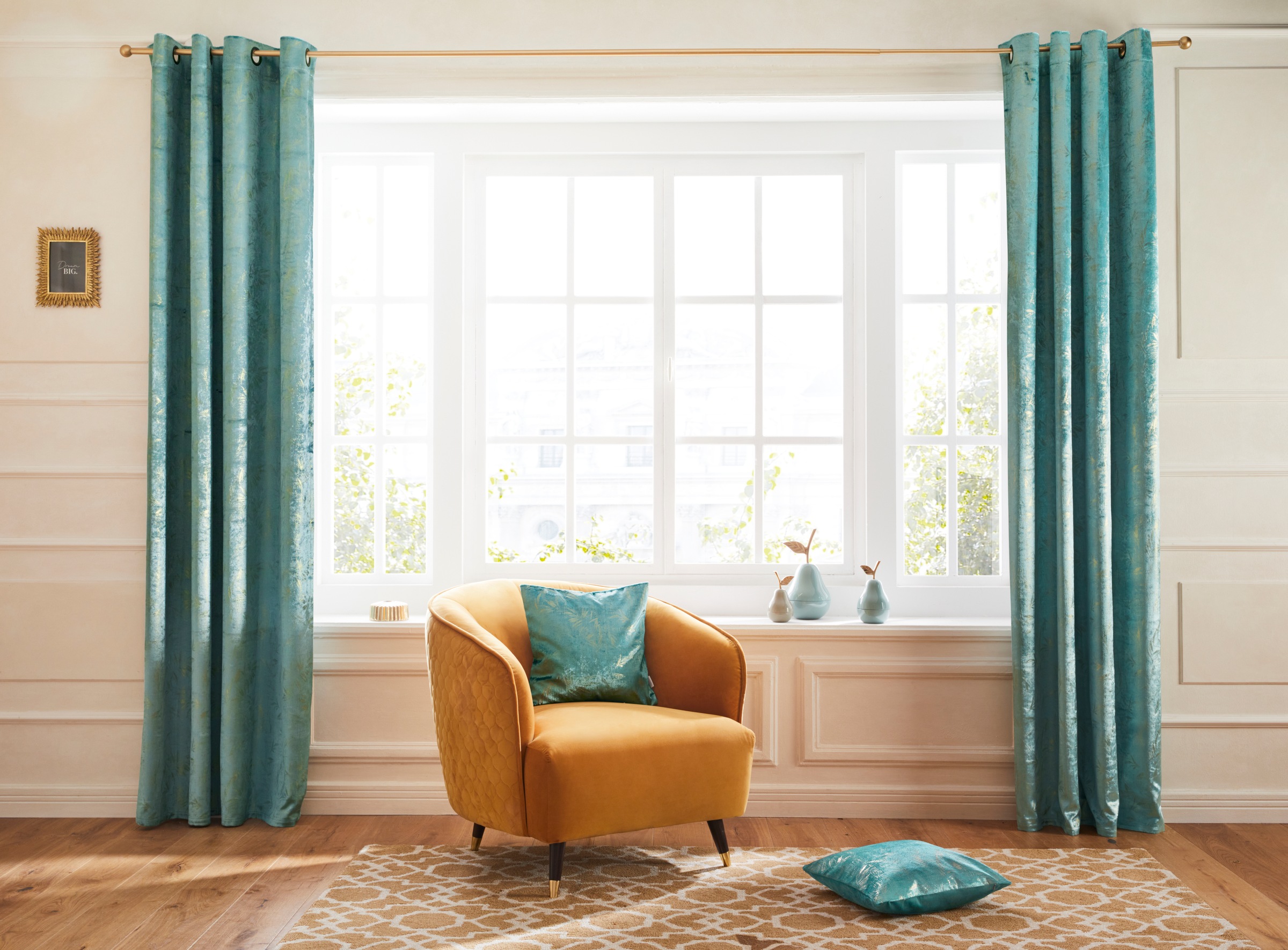 Image of Guido Maria Kretschmer Home&Living Vorhang »Jasmina«, (1 St.), blickdicht, Samtoptik bei Ackermann Versand Schweiz