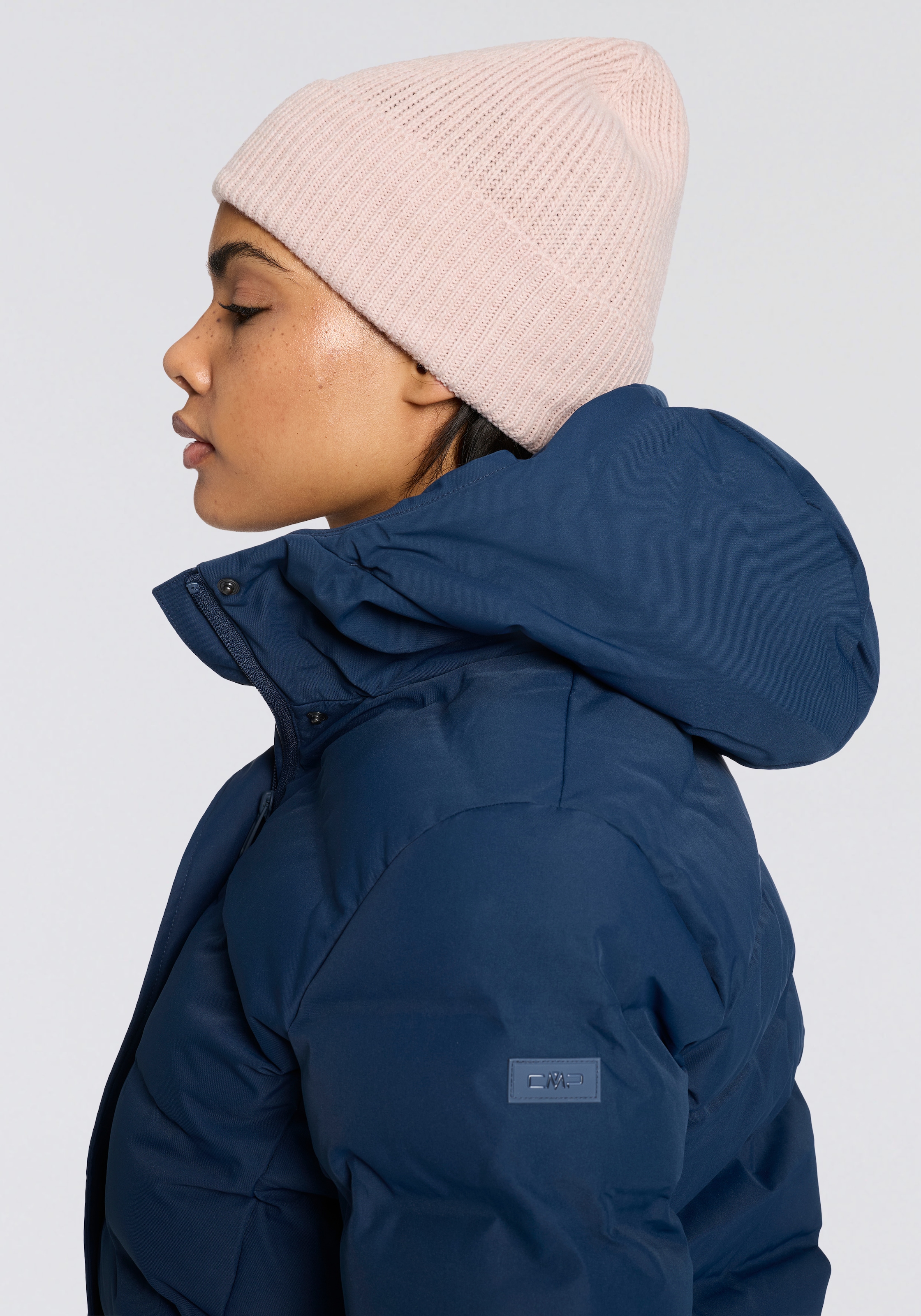 CMP Veste matelassée »WOMAN JACKET FIX HOOD« mit Kapuze mit fester Kapuze, wärmend, winddicht, wasserabweisend, Übergangsjacke