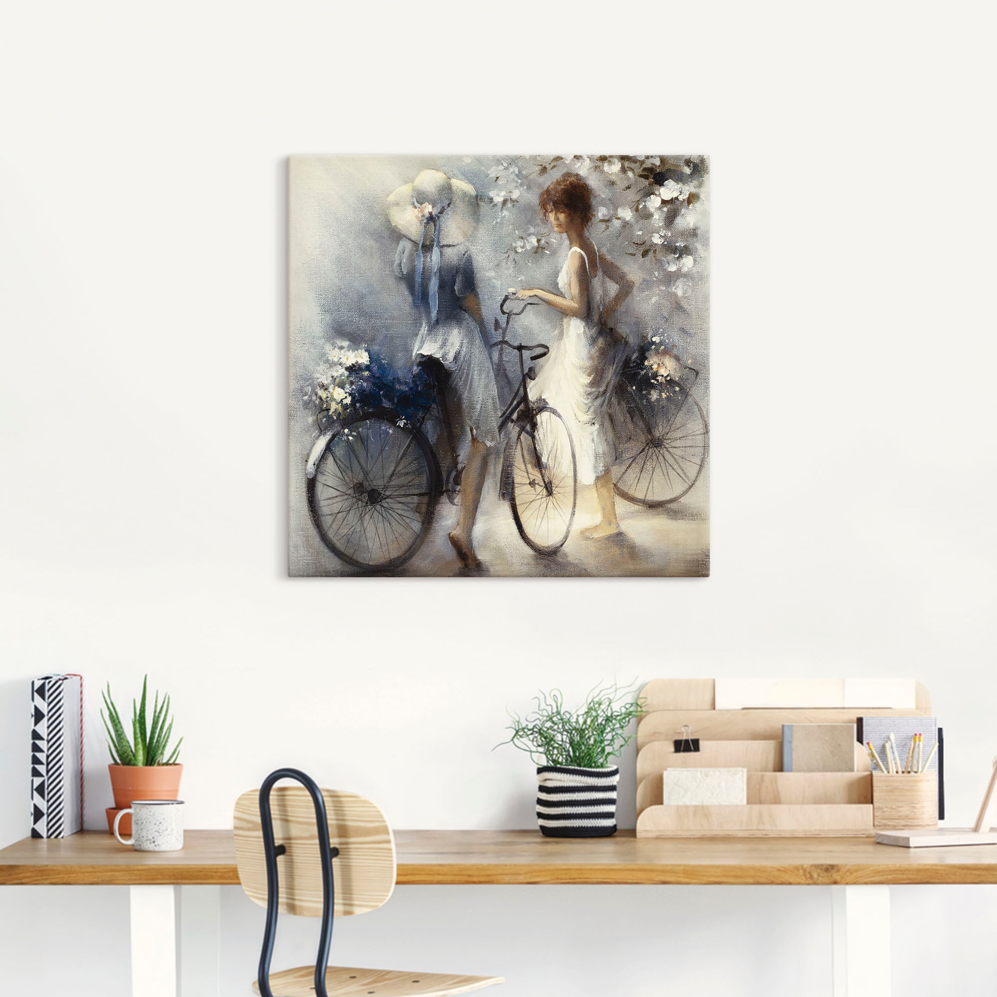 Artland Wandbild »Frühling III«, Frau, (1 St.), als Leinwandbild, Poster, Wandaufkleber in verschied. Grössen