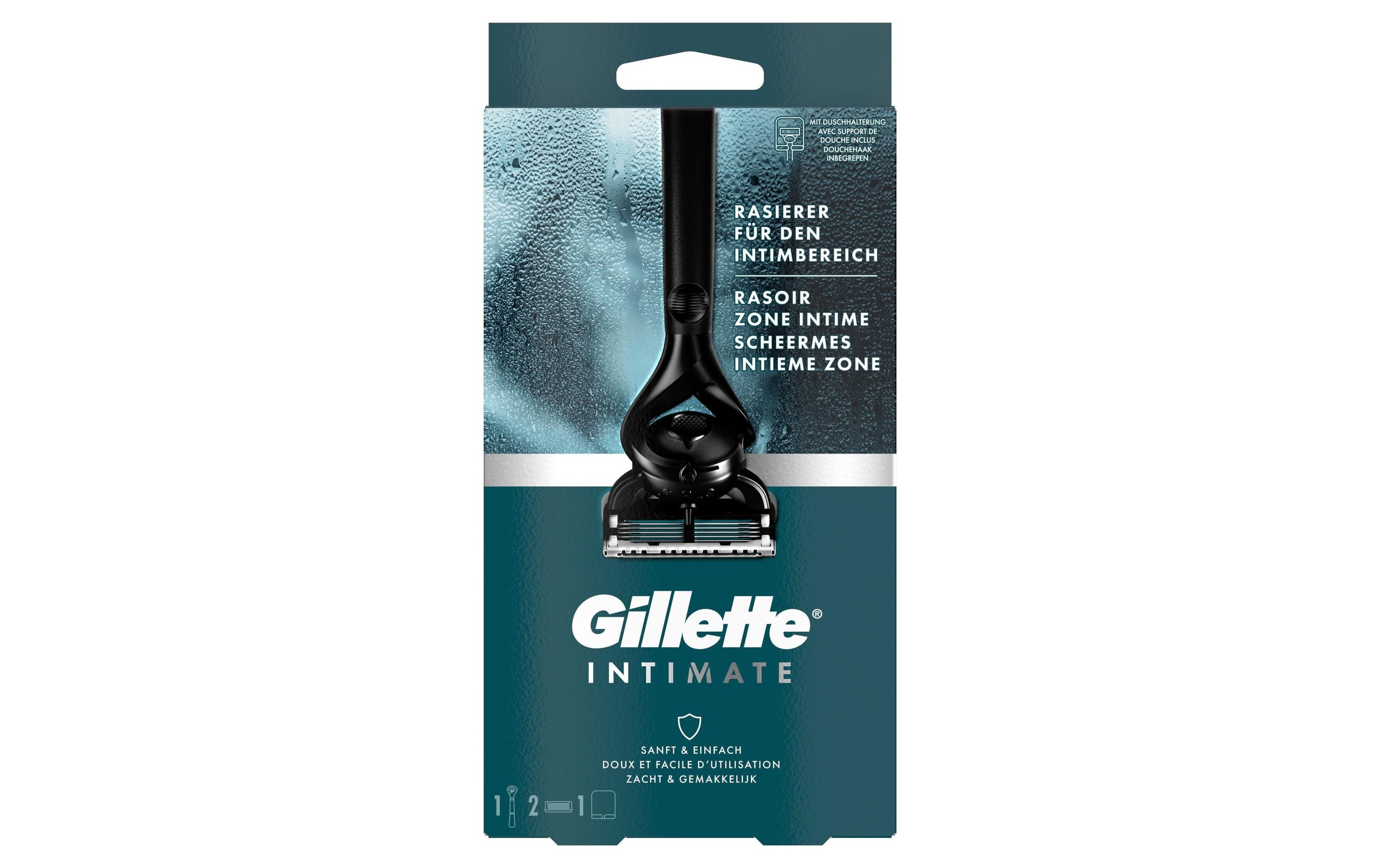 Gillette Körperrasierer »Intimate + 2 Klingen mit Halterung«