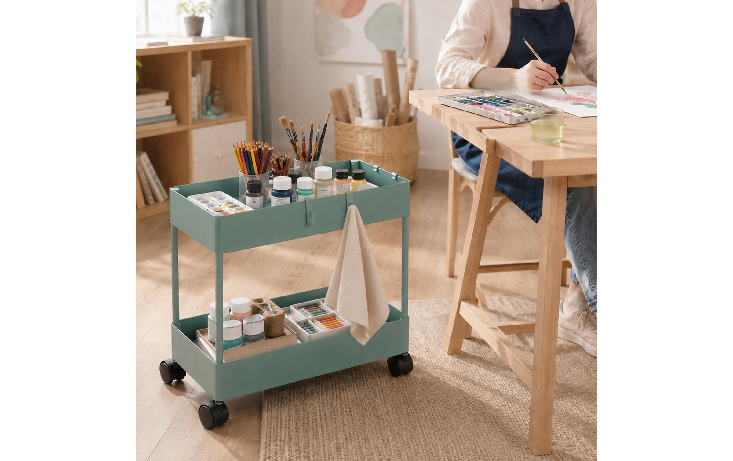 relaxdays Chariot de cuisine »39.5 x 38 x 21,5 cm«