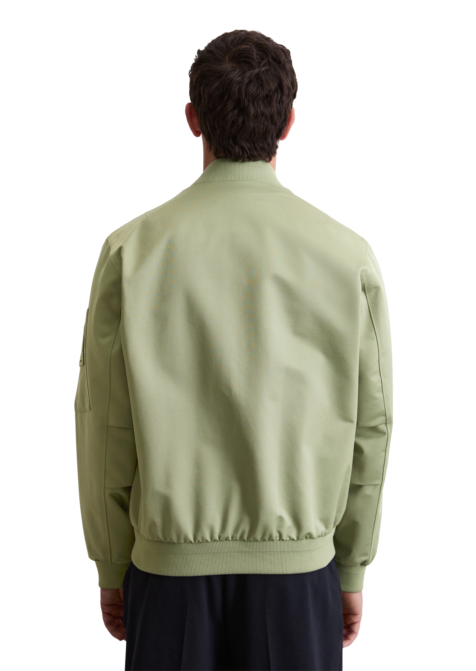 Marc O'Polo Veste en toile »DFB Travel Collection« aus wasserabweisendem Micro-Canvas, weiche Rippbündchen, regular fit