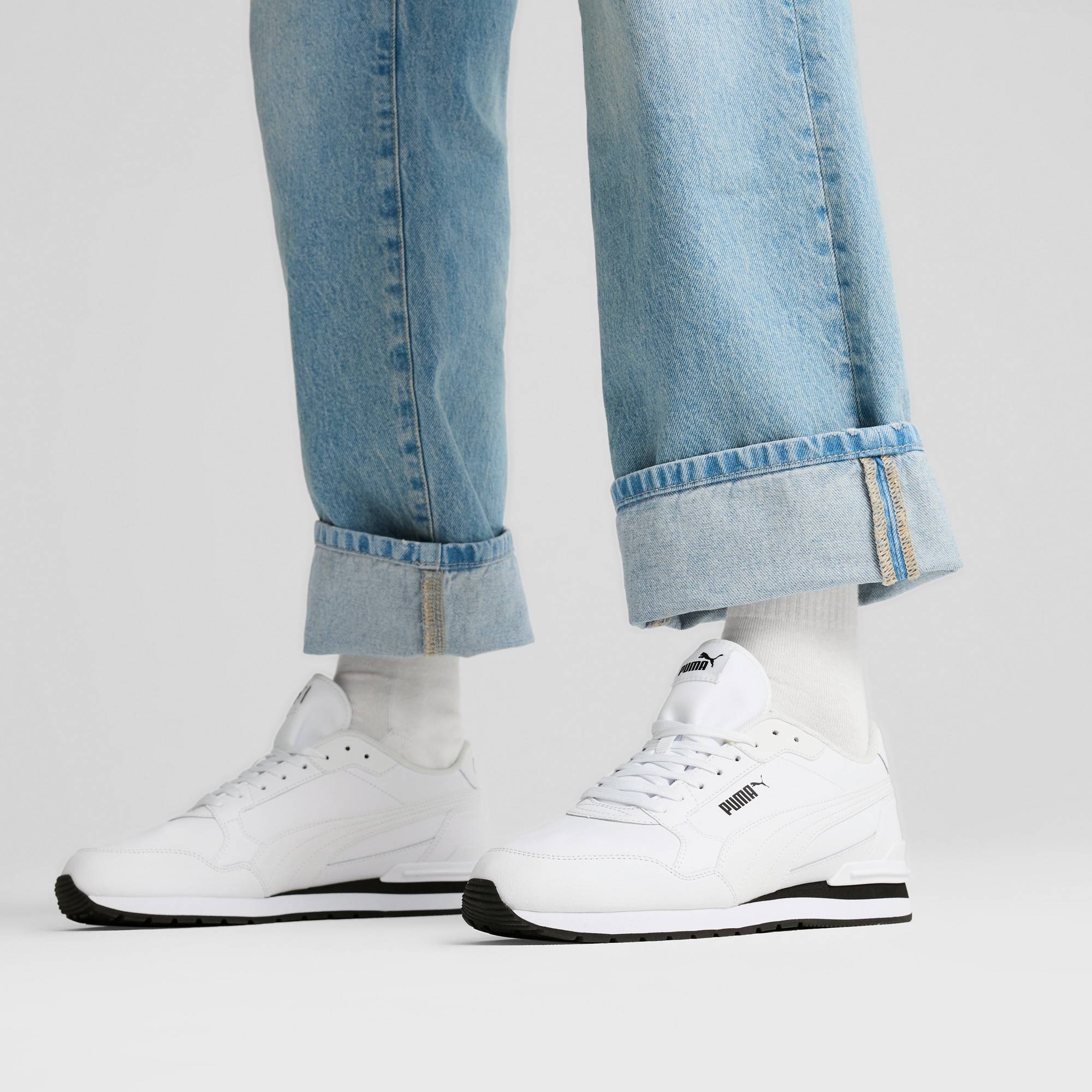 PUMA Sneakers »ST RUNNER V4 L«  avec dessus en cuir souple, avec semelle intérieure SOFTFOAM+