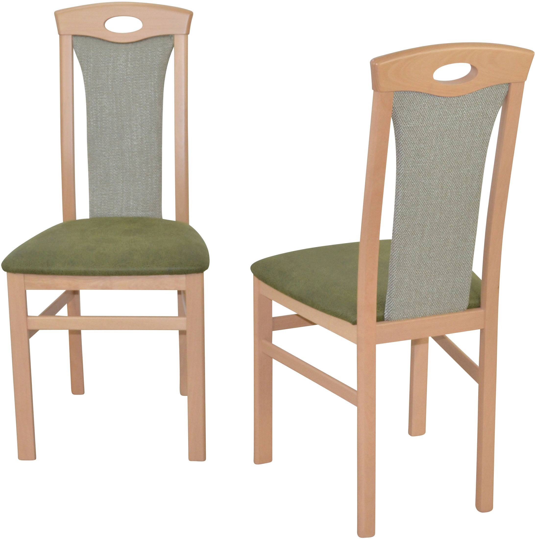 HOFMANN LIVING AND MORE Essgruppe »5tlg. Tischgruppe«, (Spar-Set, 5 tlg., 5tlg. Tischgruppe), Stühle montiert