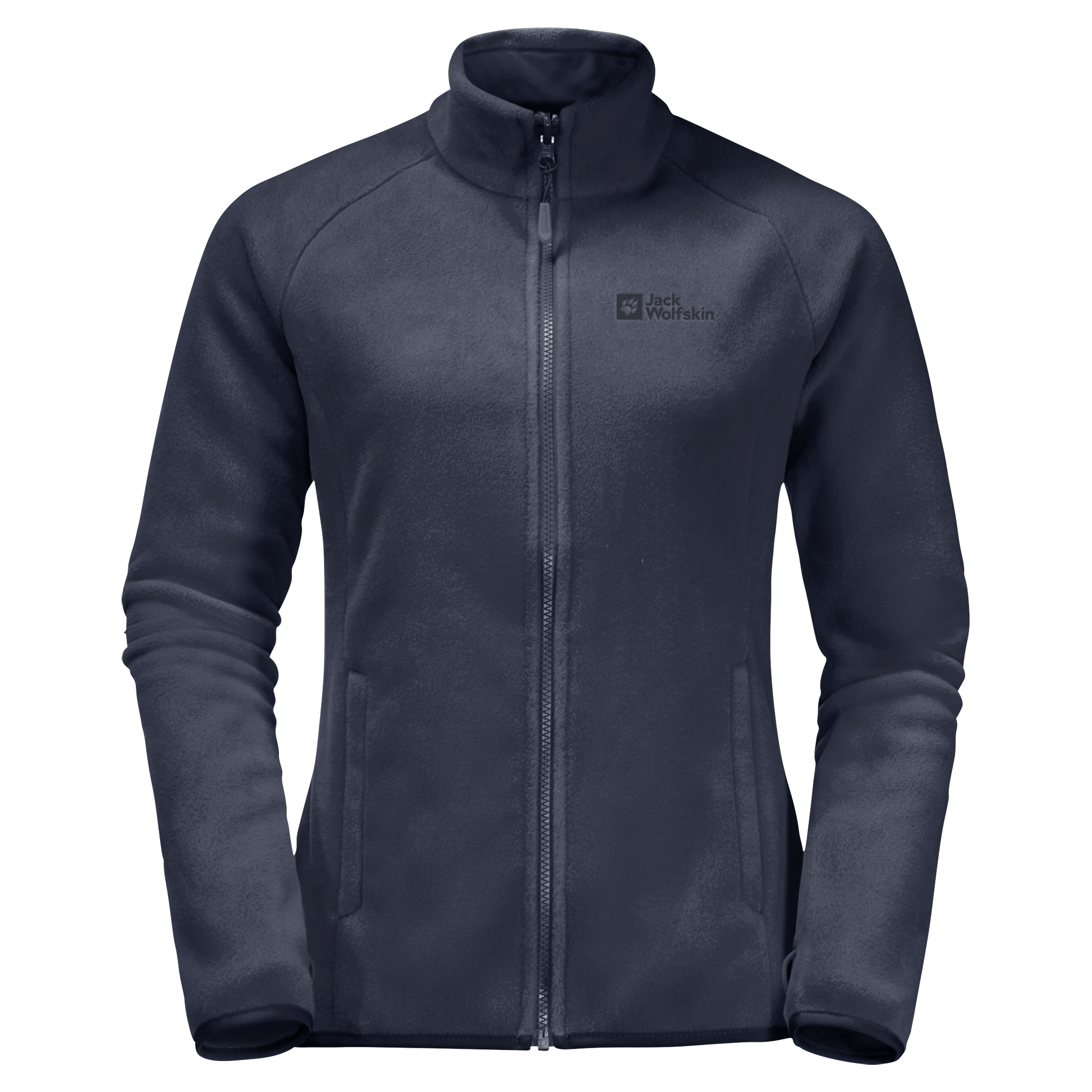 Jack Wolfskin Fleecejacke »MOONRISE FZ W«, mit kurzem Systemreissverschluss für Wanderungen