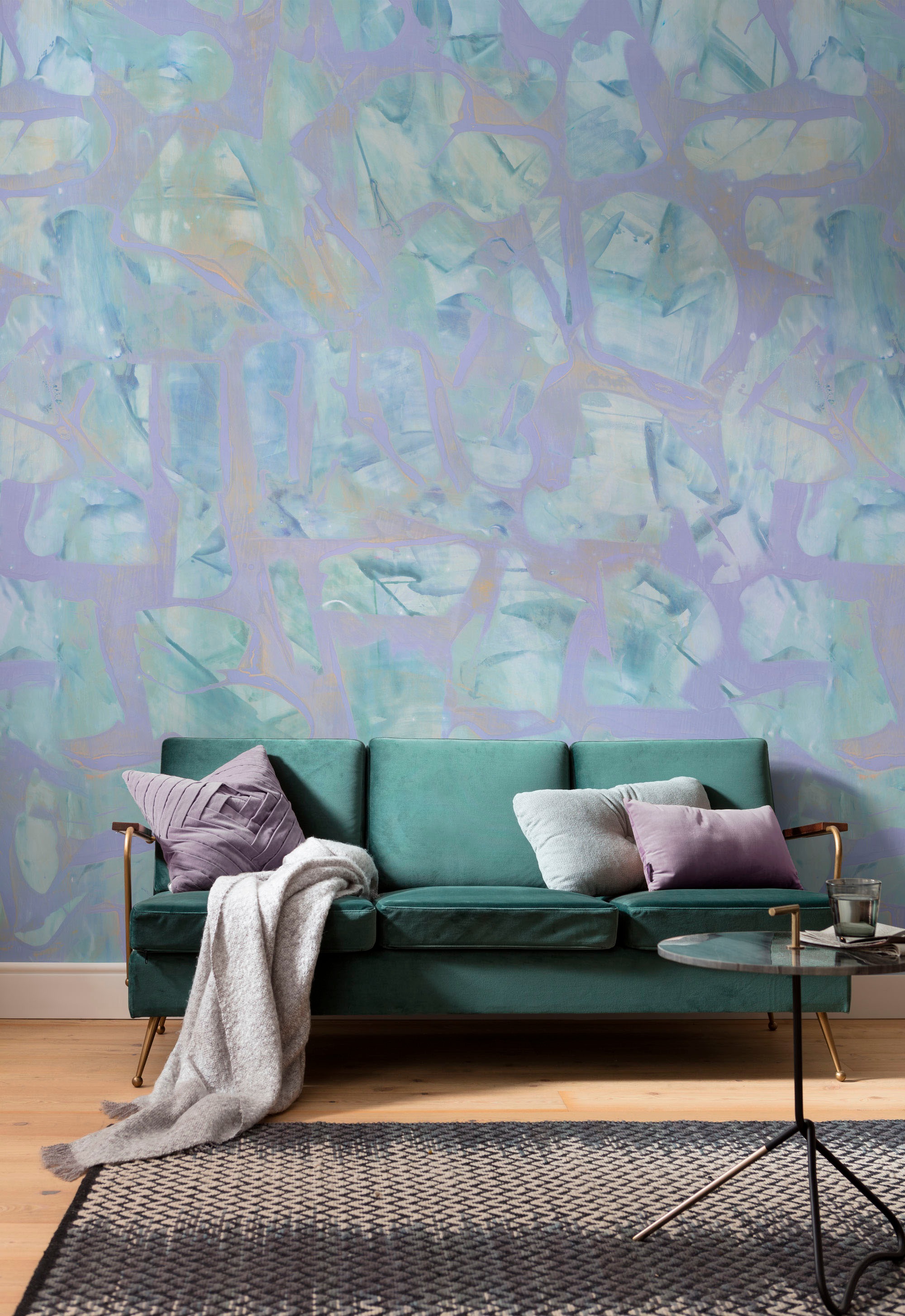 Image of Komar Fototapete "Digitaldruck Vlies - Opal Waters - Grösse 400 x 250 cm" bedruckt glatt Wohnzimmer, Schlafzimmer