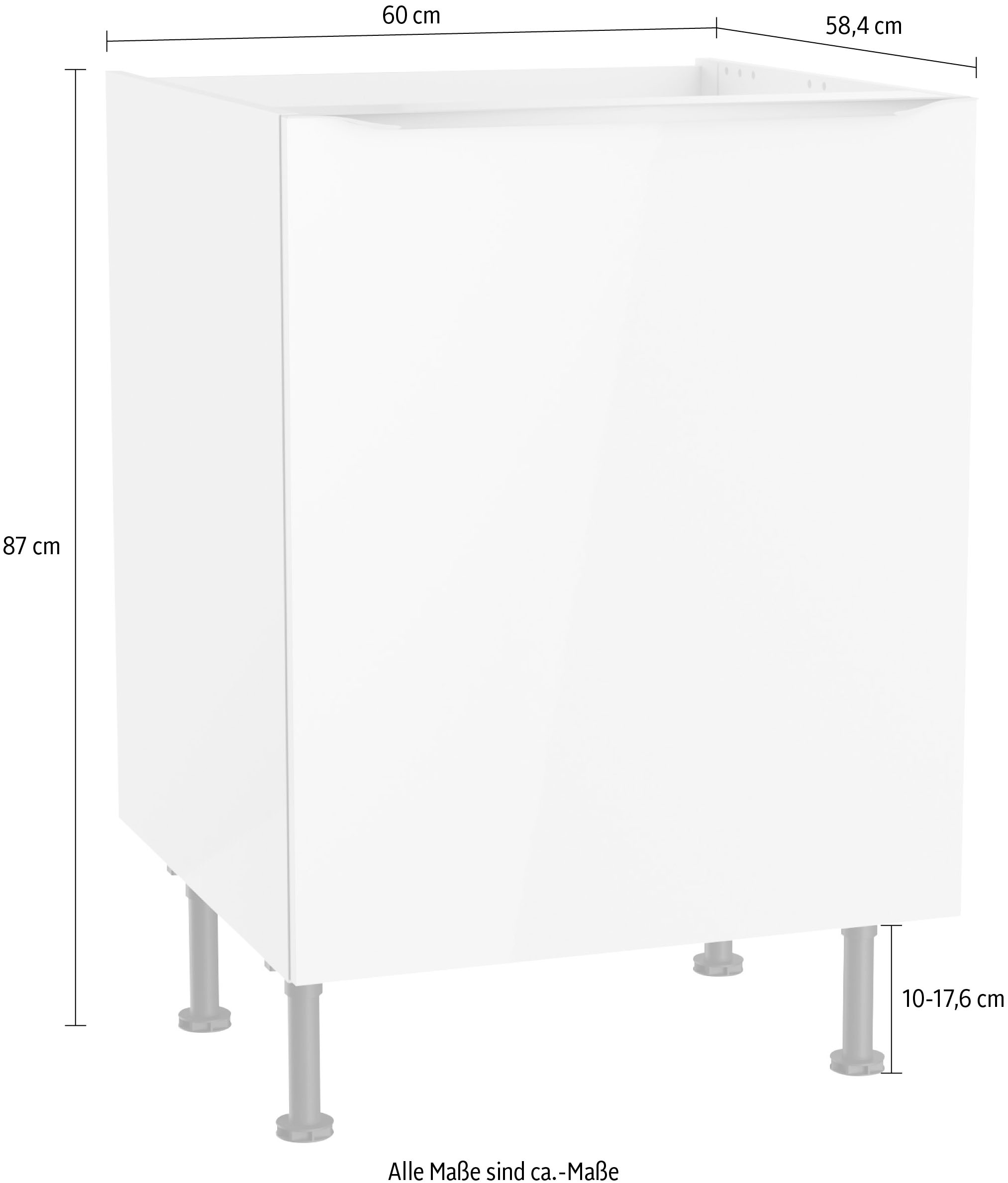 KOCHSTATION Meuble évier »KS-Aken«