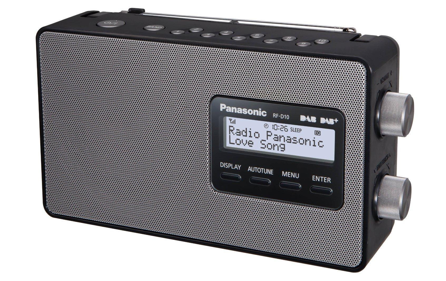 Image of Panasonic Digitalradio (DAB+) "RF-D10EG-K Schwarz" (CD Digitalradio (DAB+) FM-Tuner )