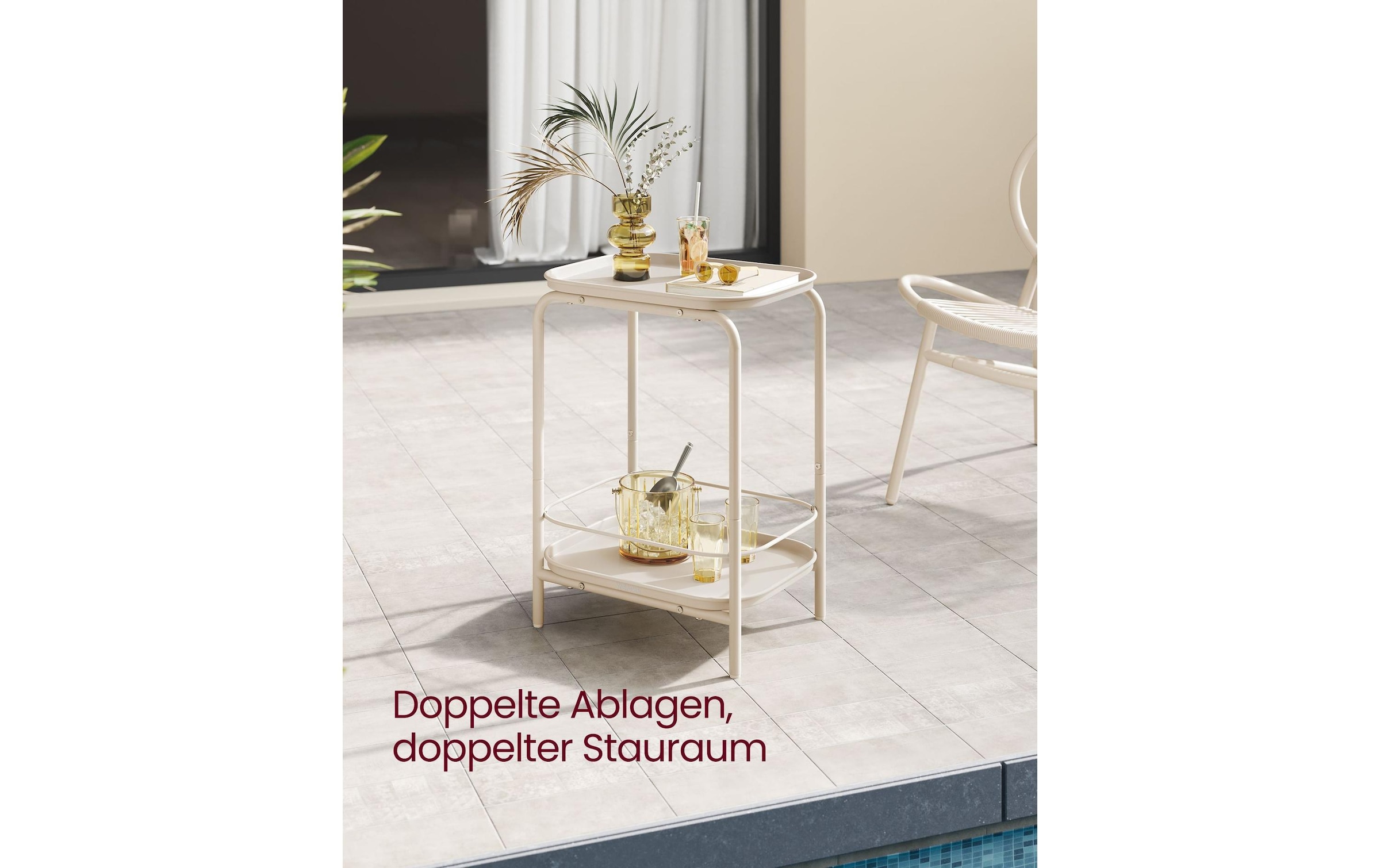 VASAGLE Beistelltisch »40 x 30 x 56 cm«