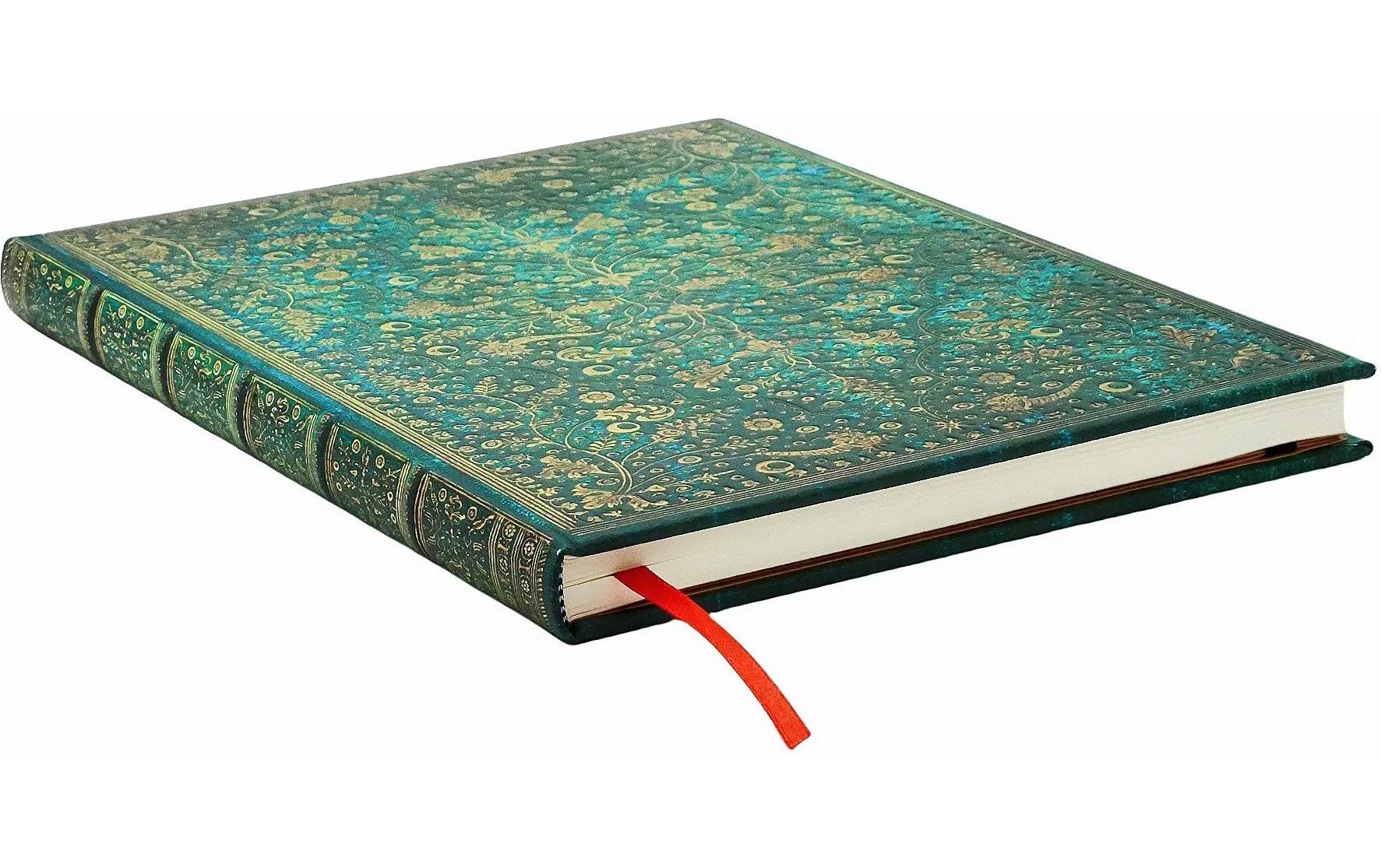   Notizheft »Paperblanks Notizbuch Smaragdblume 17.5 x 23 cm, Liniert, Smaragdgrün«