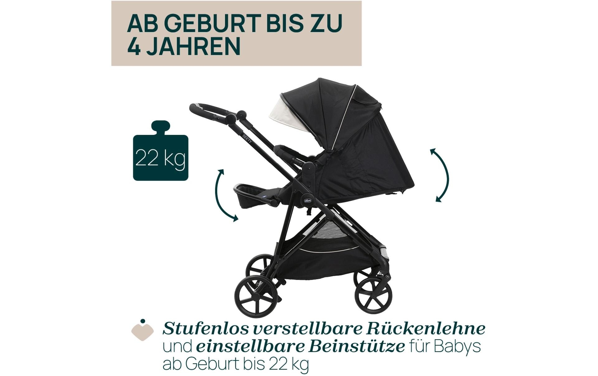 Chicco Kombi-Kinderwagen »Trio Seety Etna«, 7 kg