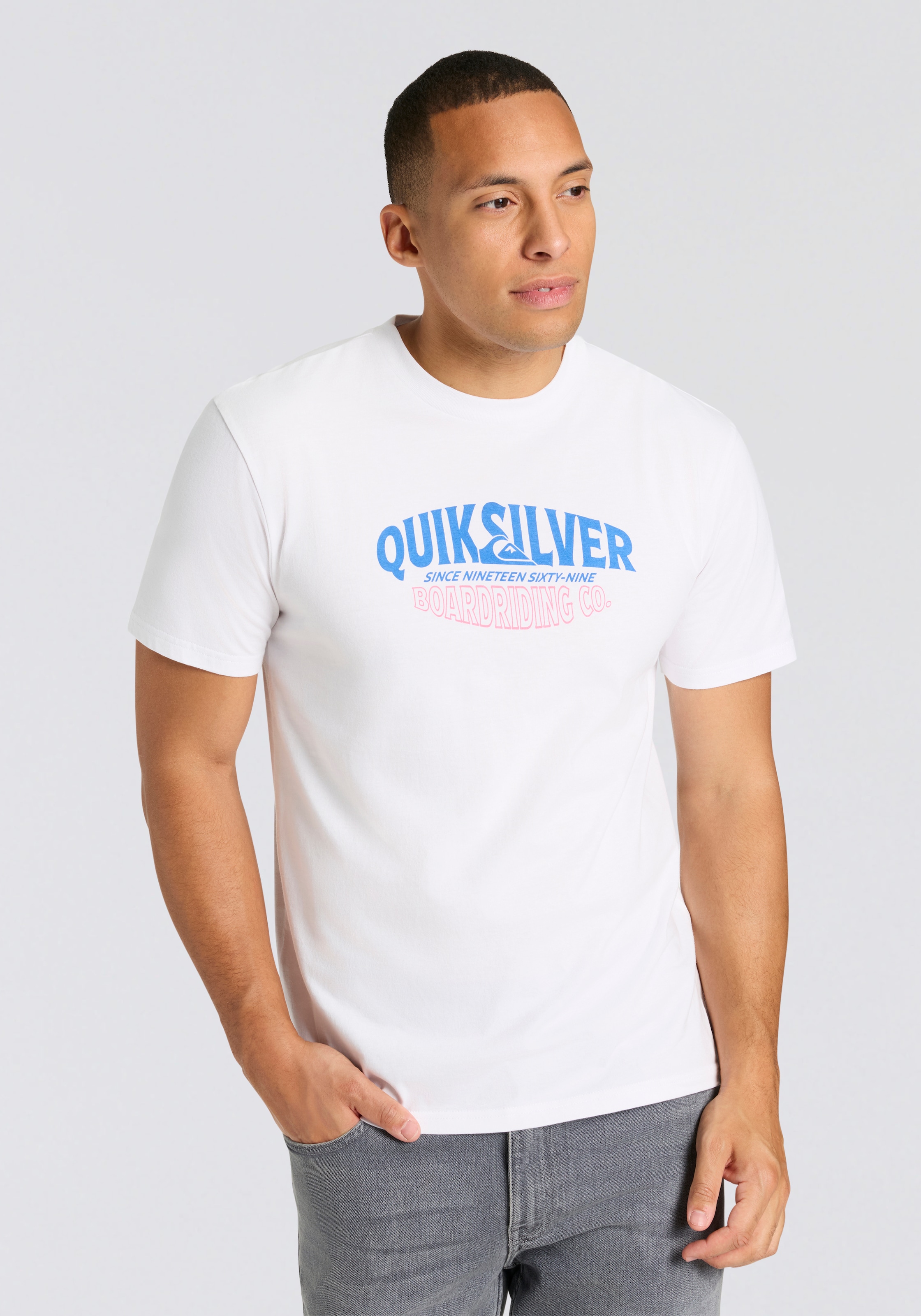 Quiksilver T-shirt »RUGGED PACK« 2 pièces für Erwachsene, Kurzarm, für Freizeit und Alltag, sportlicher Stil