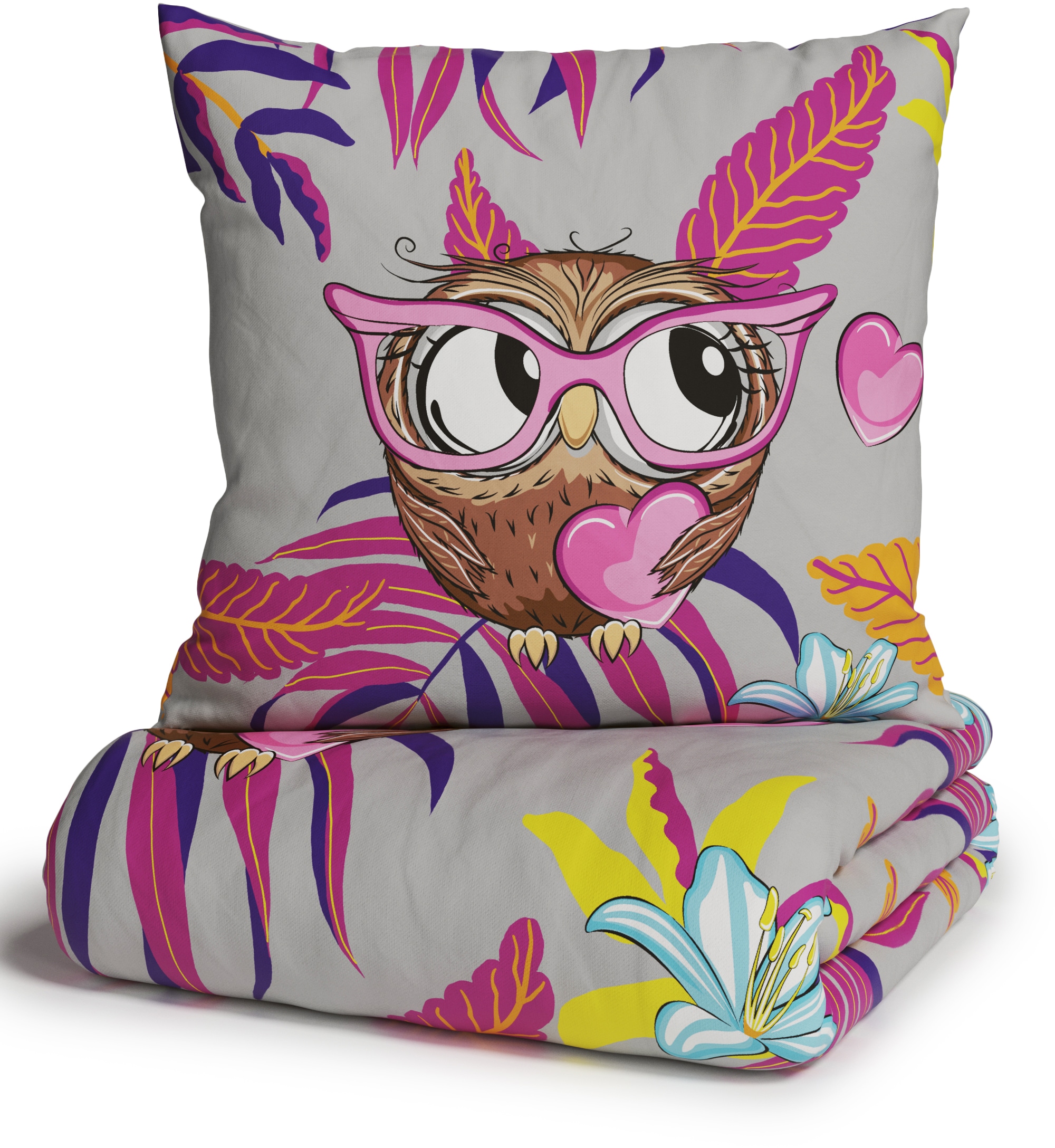 GOODproduct Linge de lit »Physalis« 2 cuis in Gr. 135x200 oder 155x220 cm, 100% Baumwolle, mehrere Designs