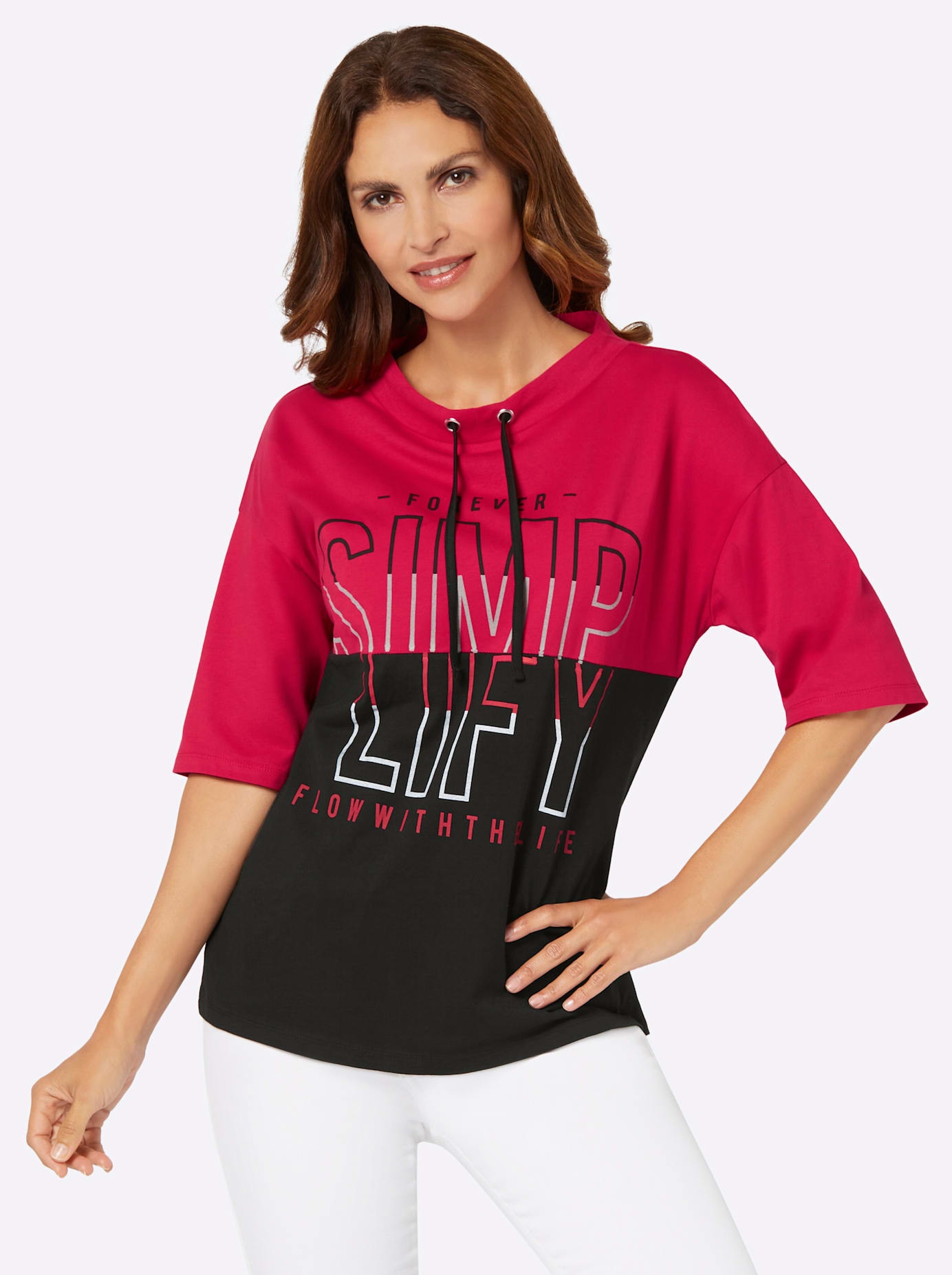 Image of Inspirationen Stehkragenshirt "Druck-Shirt" 1 Stk.