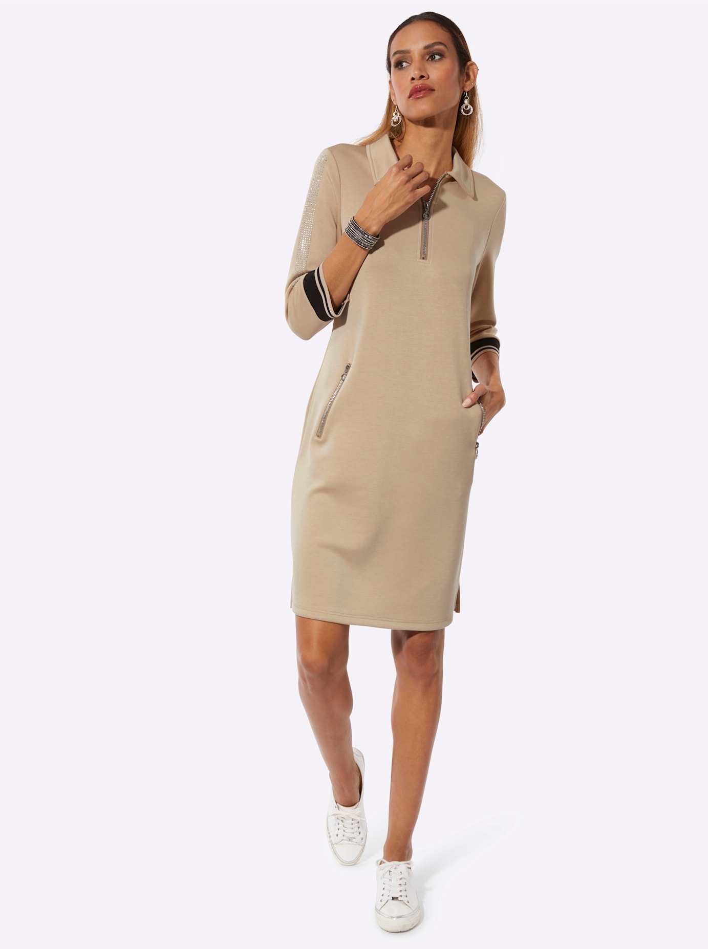 creation L Robe t-shirt »Modal-Mix-Kleid«