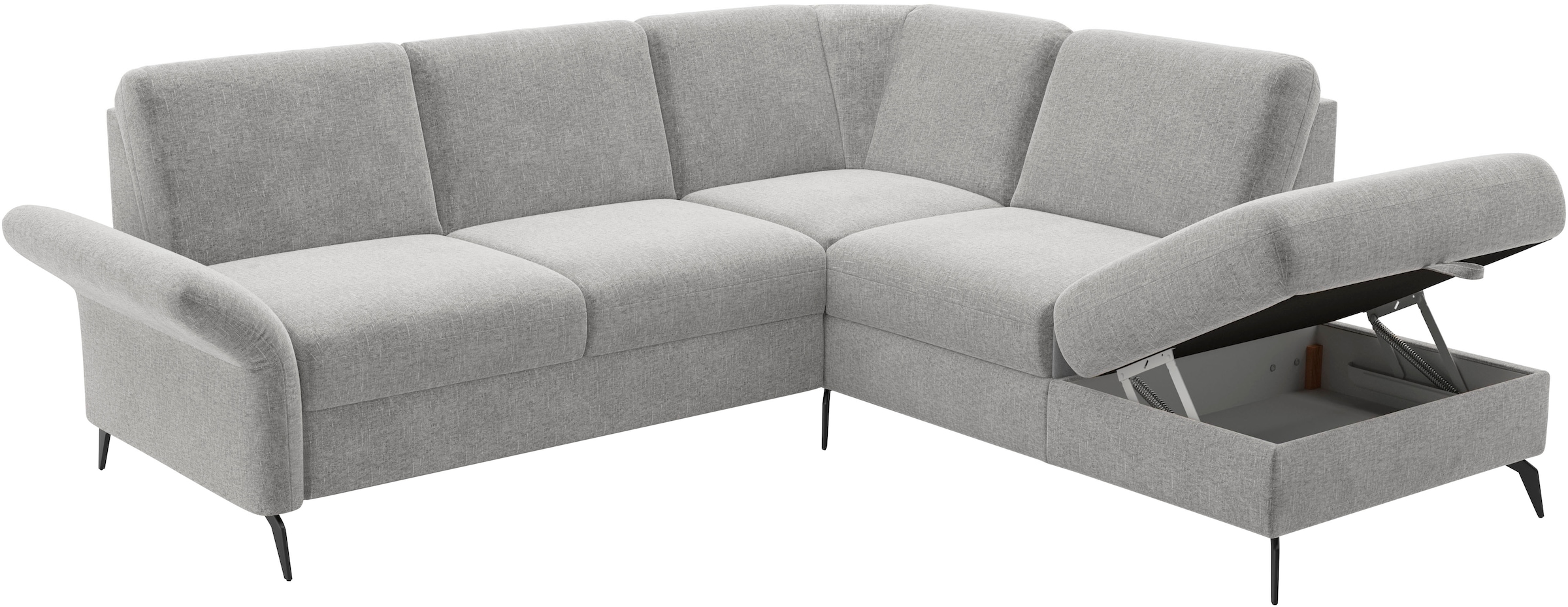 Home affaire Ecksofa »Rochelle«, wahlweise mit Bettfunktion, Bettkasten und Armteilverstellung