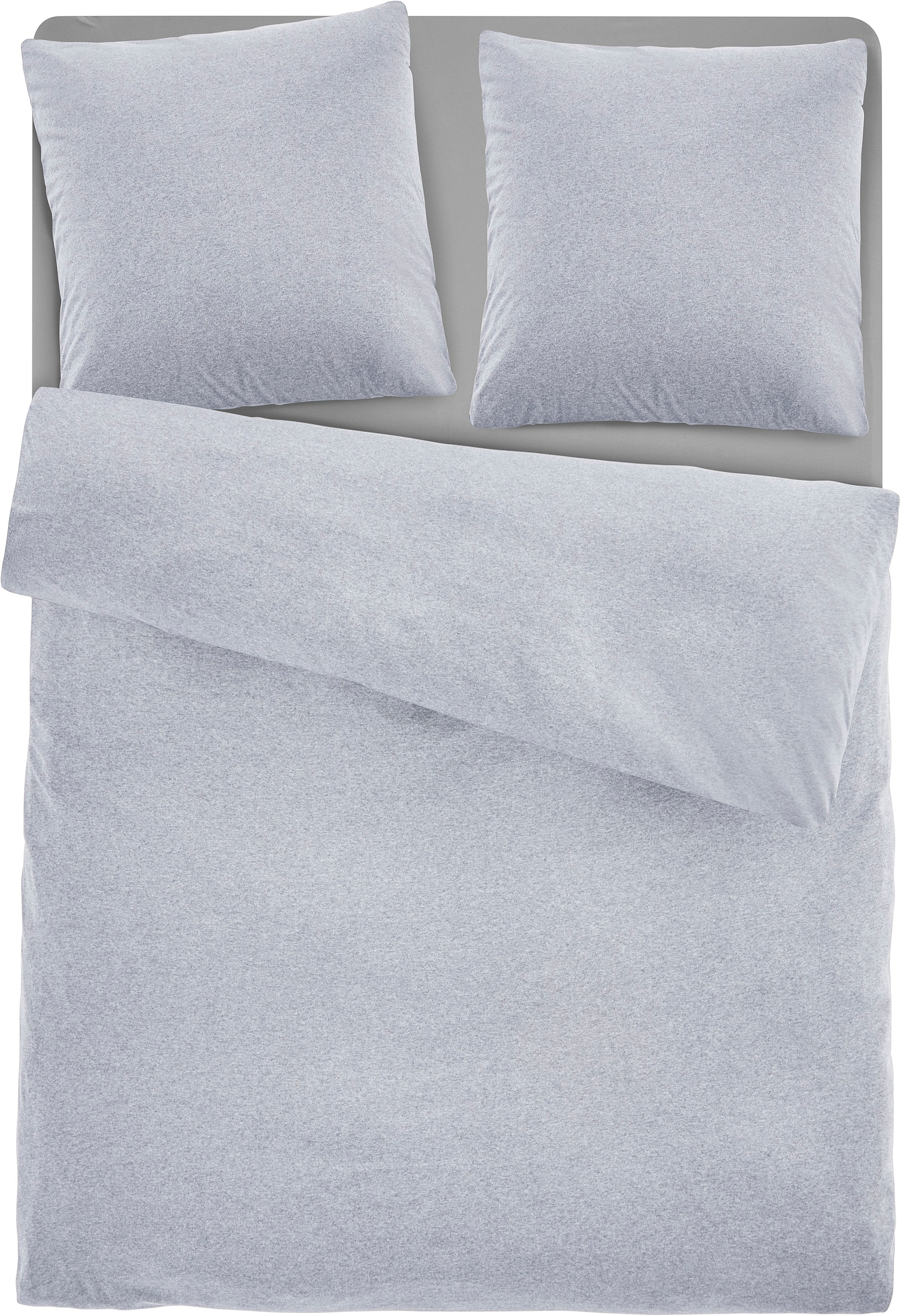 GOODproduct Linge de lit »Valje« 2 cuis NOUVEAUTÉ : à partir de la taille 135x200 cm, qualité jersey aspect mélangé