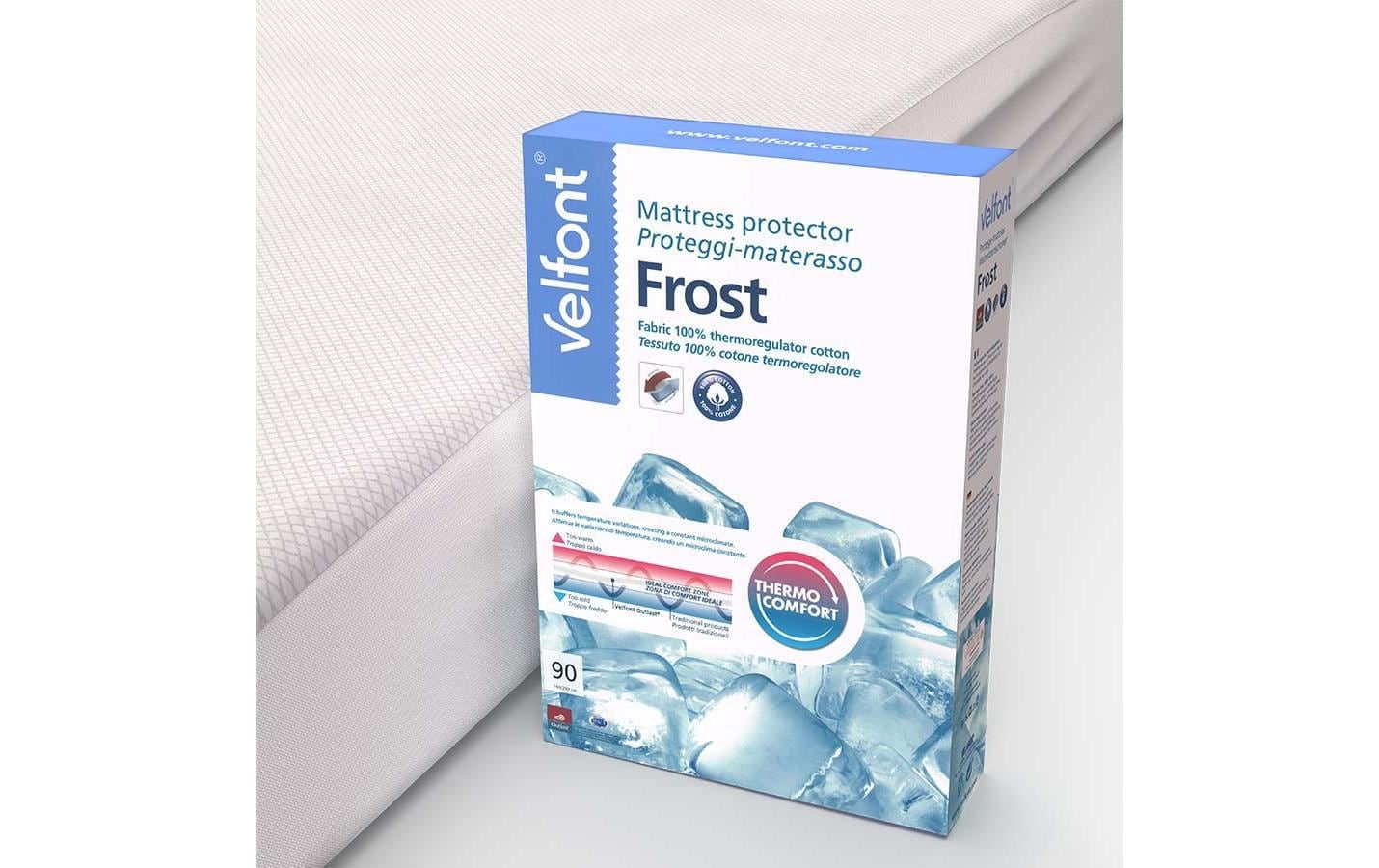 Matratzenschutzbezug »Velfont Frost 90 x 200 cm, Weiss«