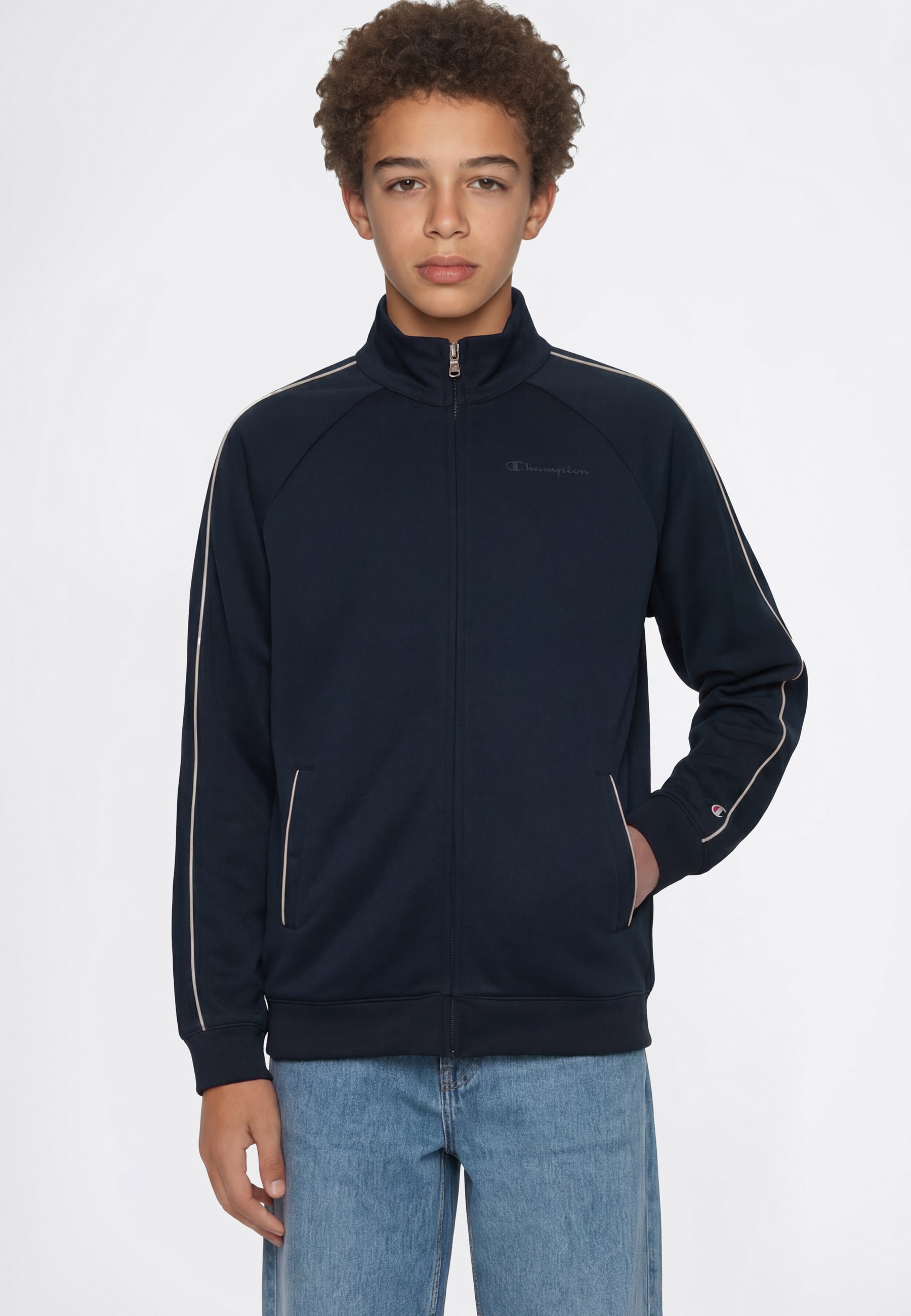 Image of Champion Sweatjacke "SPORTWEAR ZIP-UP Loose Fit" mit Loose Fit, aus Polyester