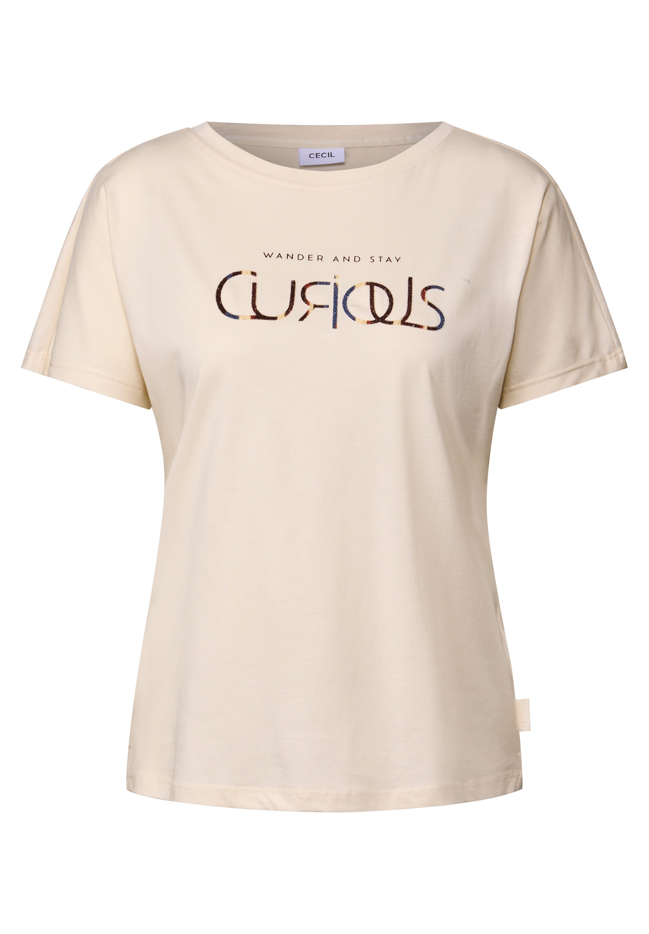 Cecil T-Shirt, mit Wording