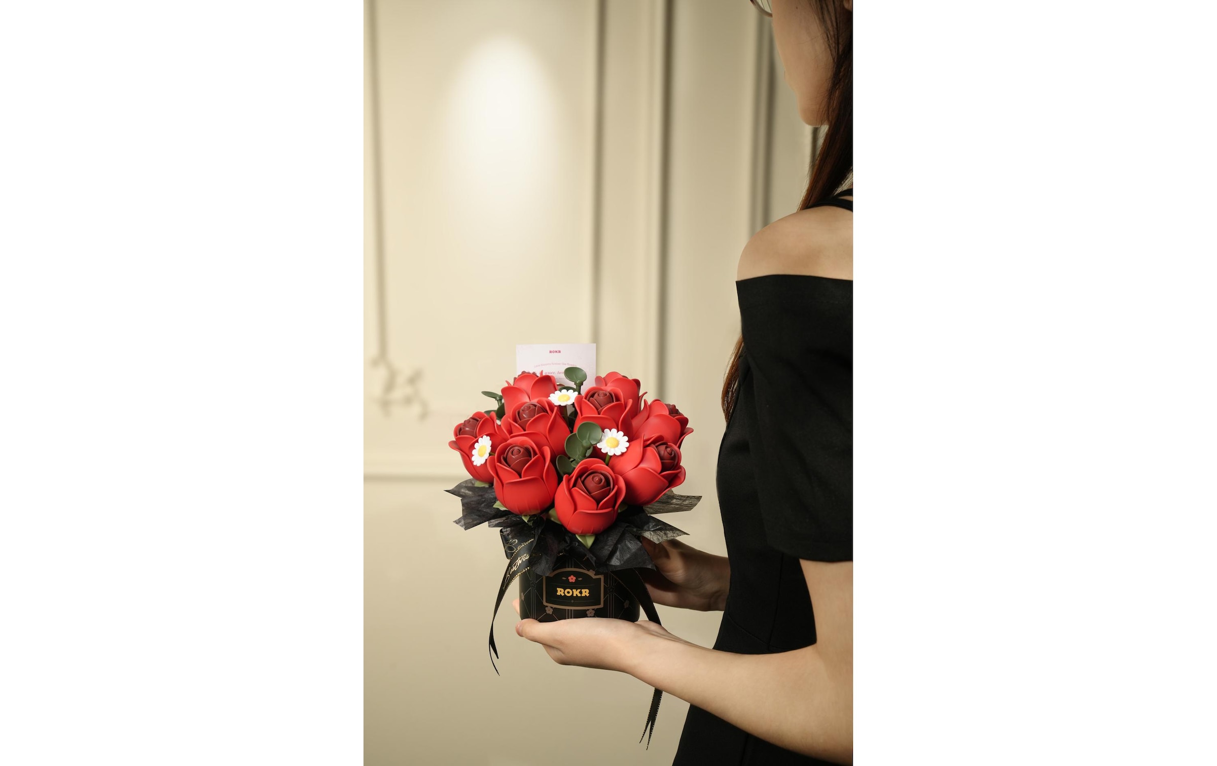   Modellbausatz »Rolife Red Rose Bouquet 3D-Holzpuzzle« 315 Stk. tlg.
