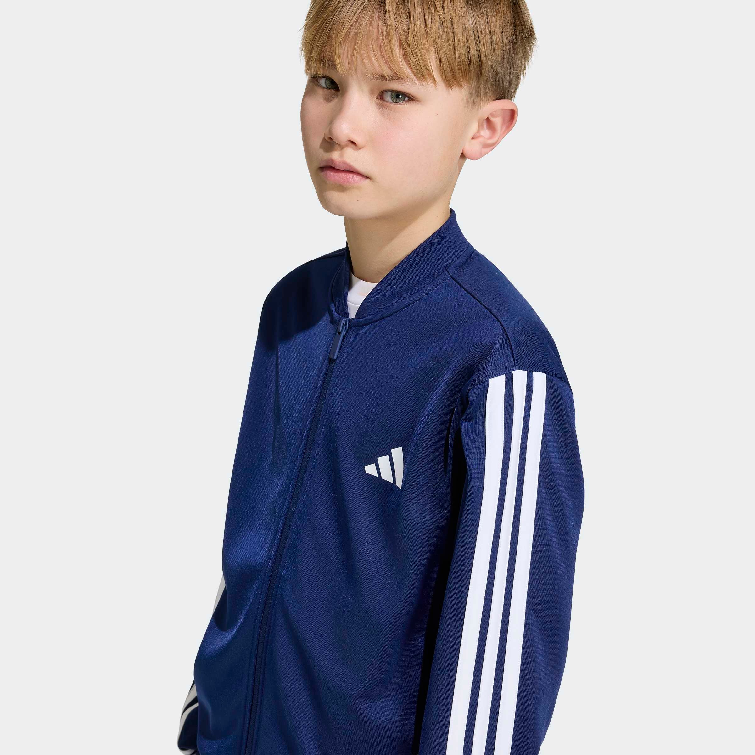 adidas Sportswear Veste d'extérieur »ESSENTIALS CLIMACOOL TRACK« pour enfants, avec fermeture éclair, en polyester