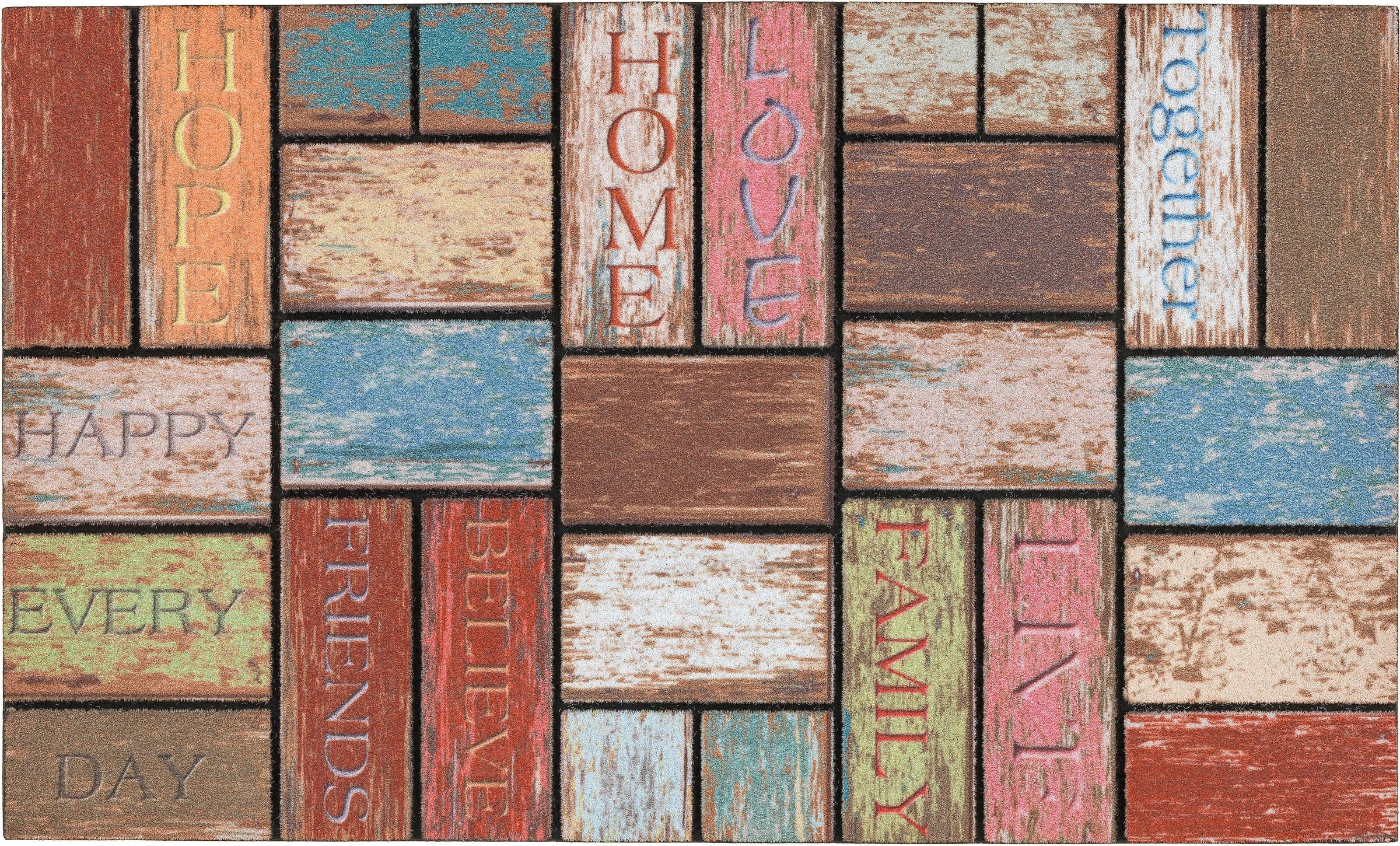 Image of ASTRA Fussmatte »Eco Fashion 435«, rechteckig, 7 mm Höhe, Schmutzfangmatte, mit Spruch, In -und Outdoor geeignet bei Ackermann Versand Schweiz