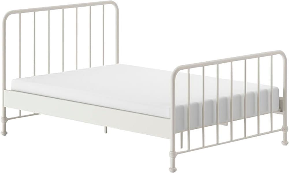 Vipack Lit en métal »Bronxx, standfest gebaut, gradlinige Optik in zeitlosem Design« Disponible en 2 tailles et différentes couleurs,  incl. sommier à lattes, traverse centrale et repose-pieds sous la surface de couchage