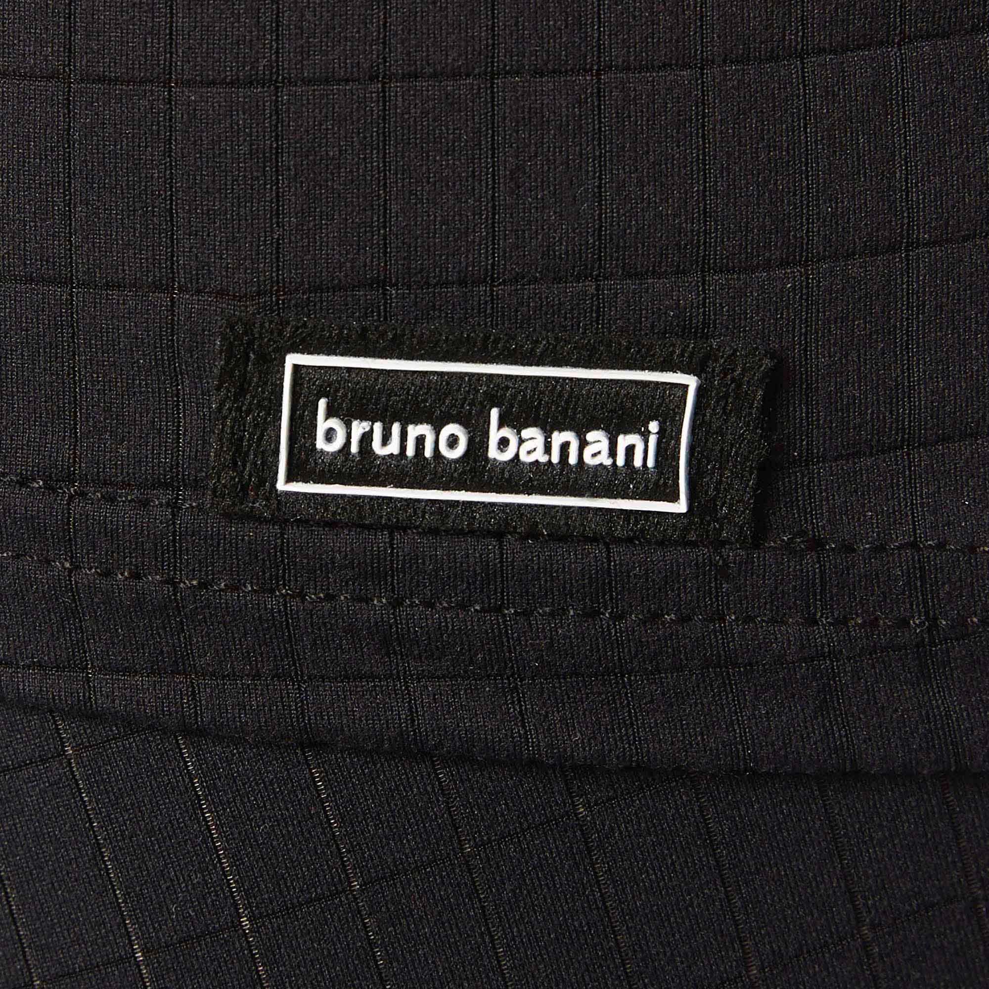 Bruno Banani T-shirt en V »CHECK LINE 2.0« aspect piqué, manches courtes, col en V, mélange coton