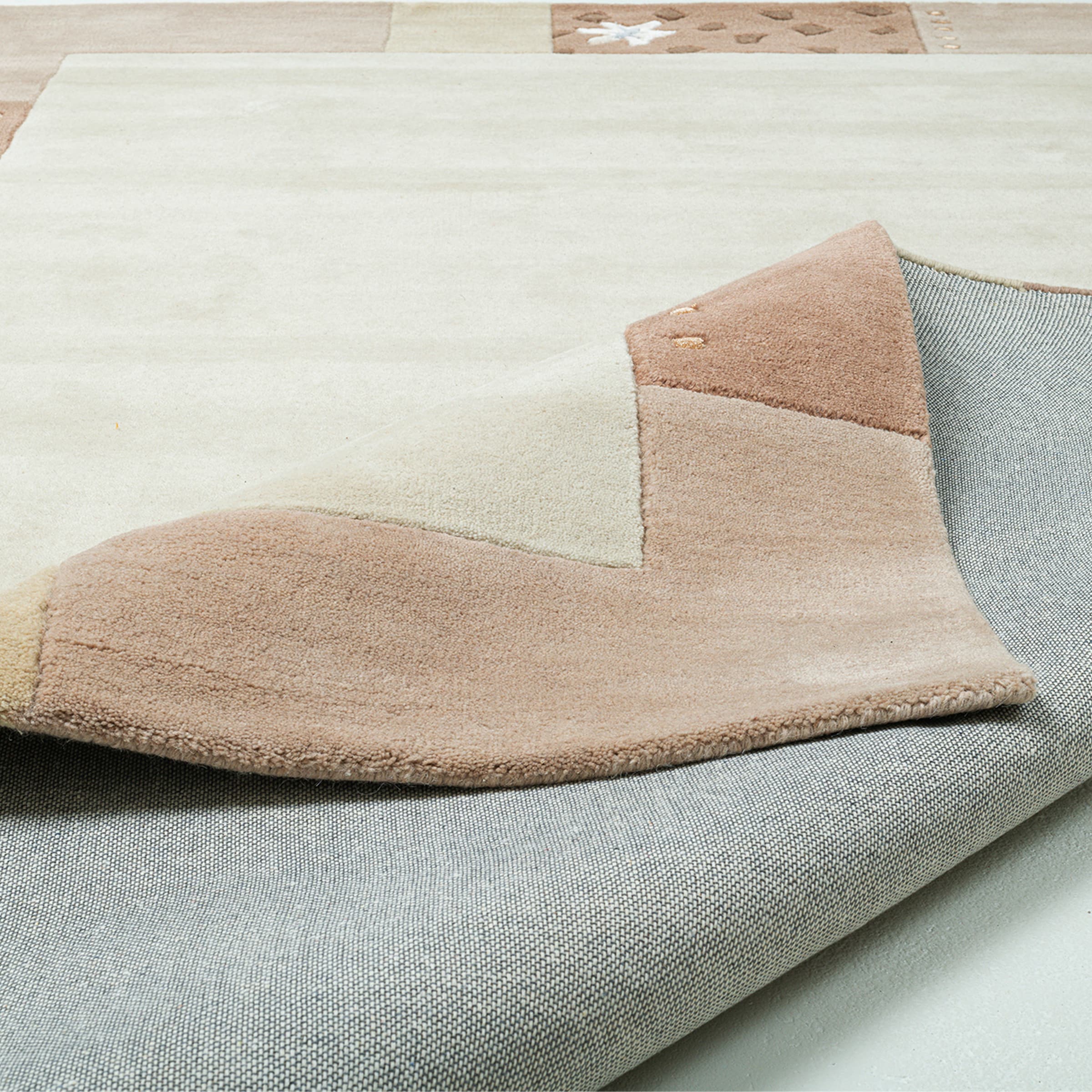 THEKO Bordure de lit »Royal Ganges« Höhe 13 mm 3 cuis tlg. Tapis de lit, ensemble de 3 coureurs pour chambre, 95% laine