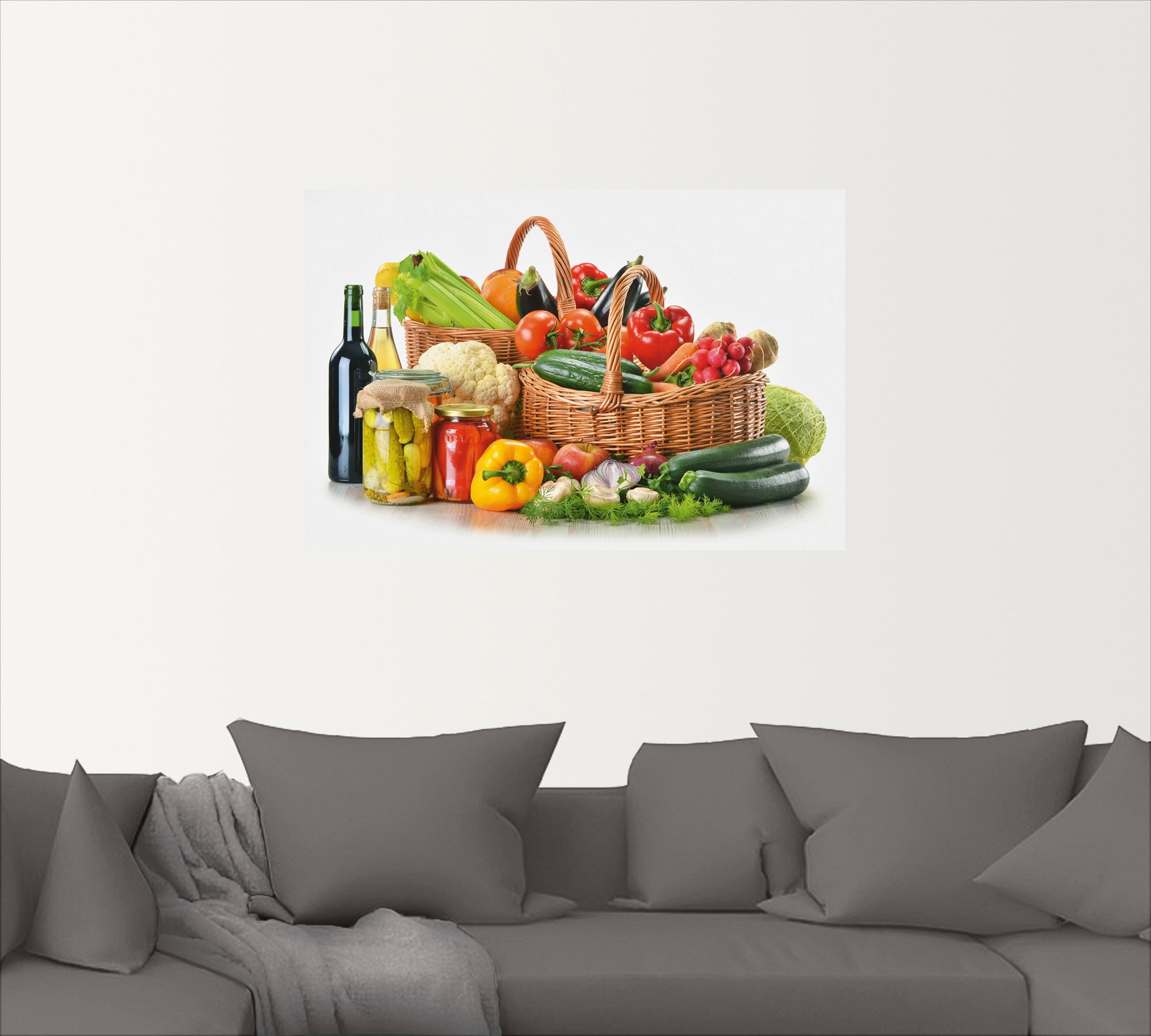 Artland Wandbild »Gemüse Stillleben II«, Lebensmittel, (1 St.), als Poster, Wandaufkleber in verschied. Grössen