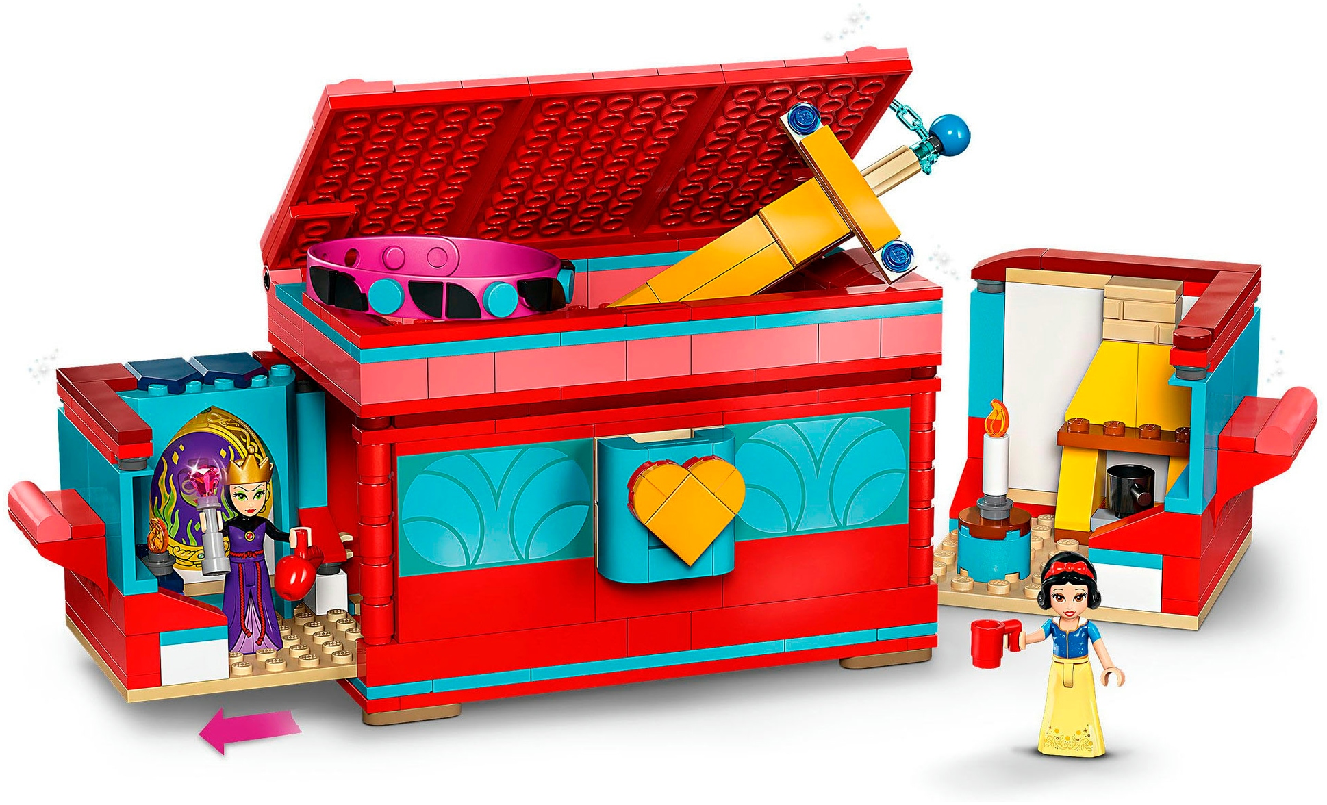 LEGO® Pions de construction »Schneewittchens Schmuckkassette (43276), LEGO Disney Princess« Made in Europe