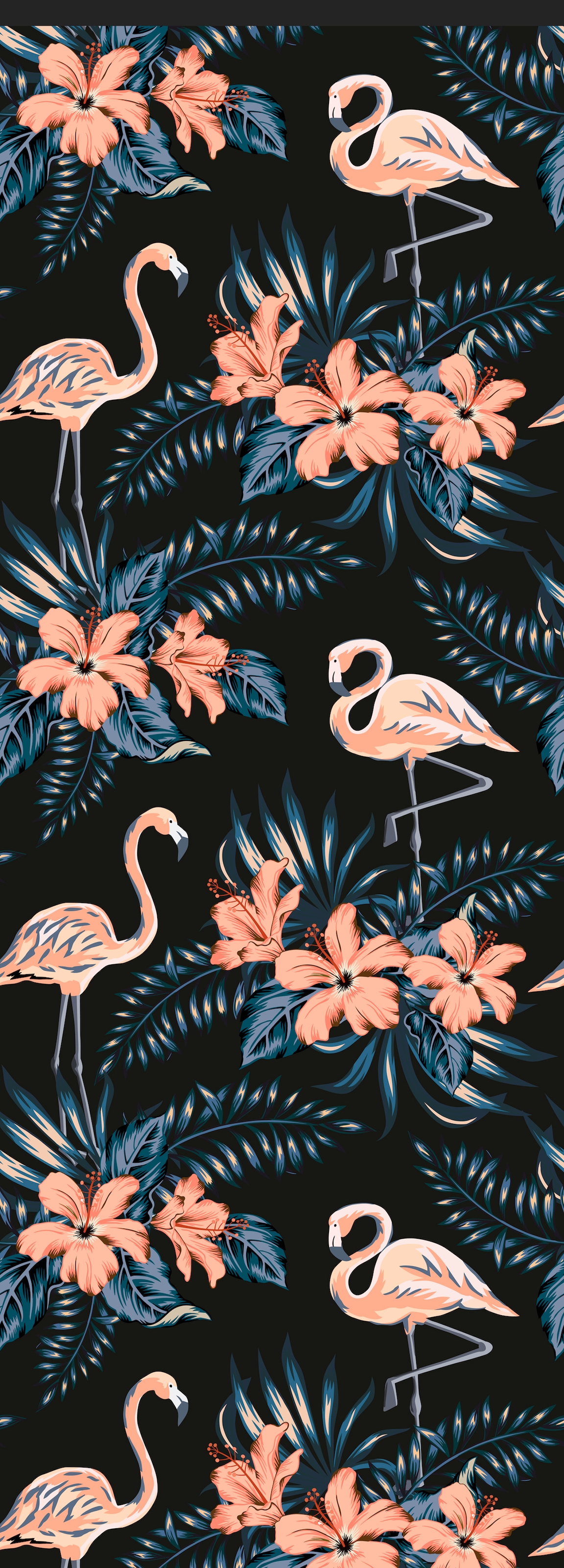 Image of queence Vinyltapete "Estelle" Motiv bedruckt botanisch floral gemustert natürlich glatt 90x250cm, selbstklebend, kinderleichte Anbringung, Sticker