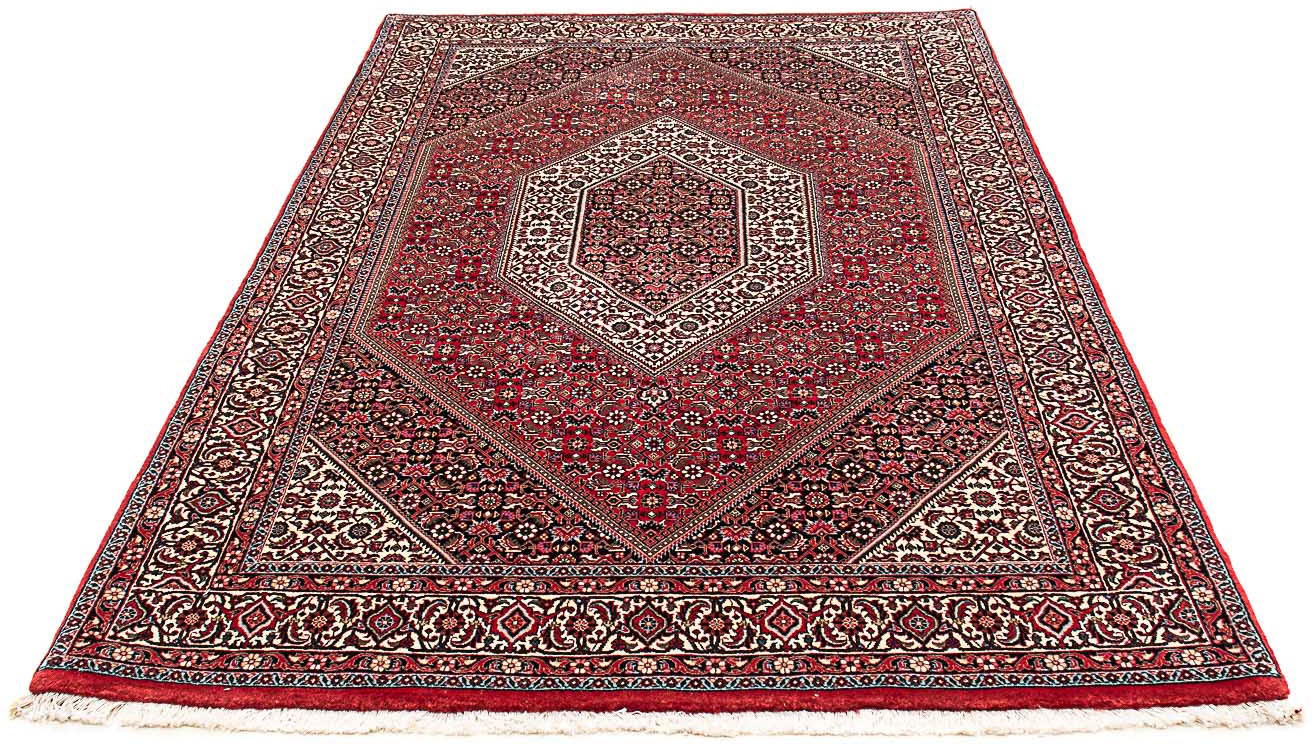Image of morgenland Seidenteppich »Bidjar Blumenmuster 204 x 151 cm«, rechteckig, 1,5 mm Höhe, Unikat mit Zertifikat bei Ackermann Versand Schweiz