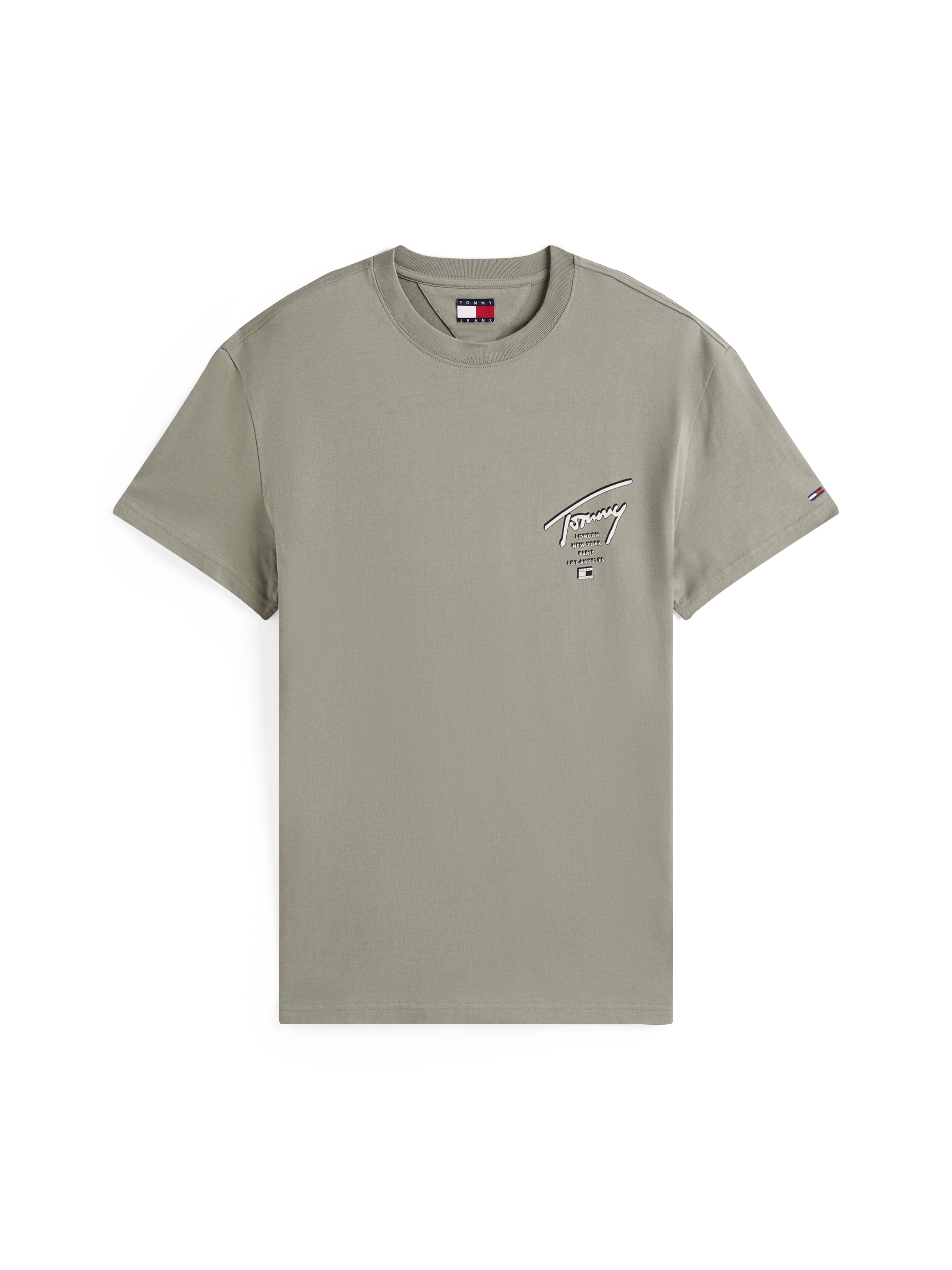 Tommy Jeans T-Shirt »TJM SIGN CITY TEE EXT«, Rundhals, regular fit, grosser Rückenprint