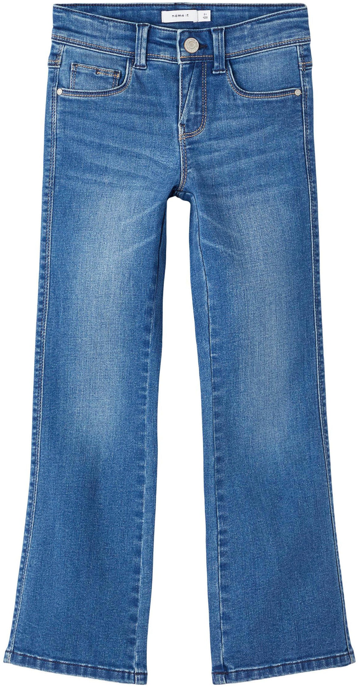 »NKFPOLLY Modische Mindestbestellwert JEANS 1142-AU BOOT Stretch SKINNY ohne kaufen Name mit It NOOS«, Bootcut-Jeans