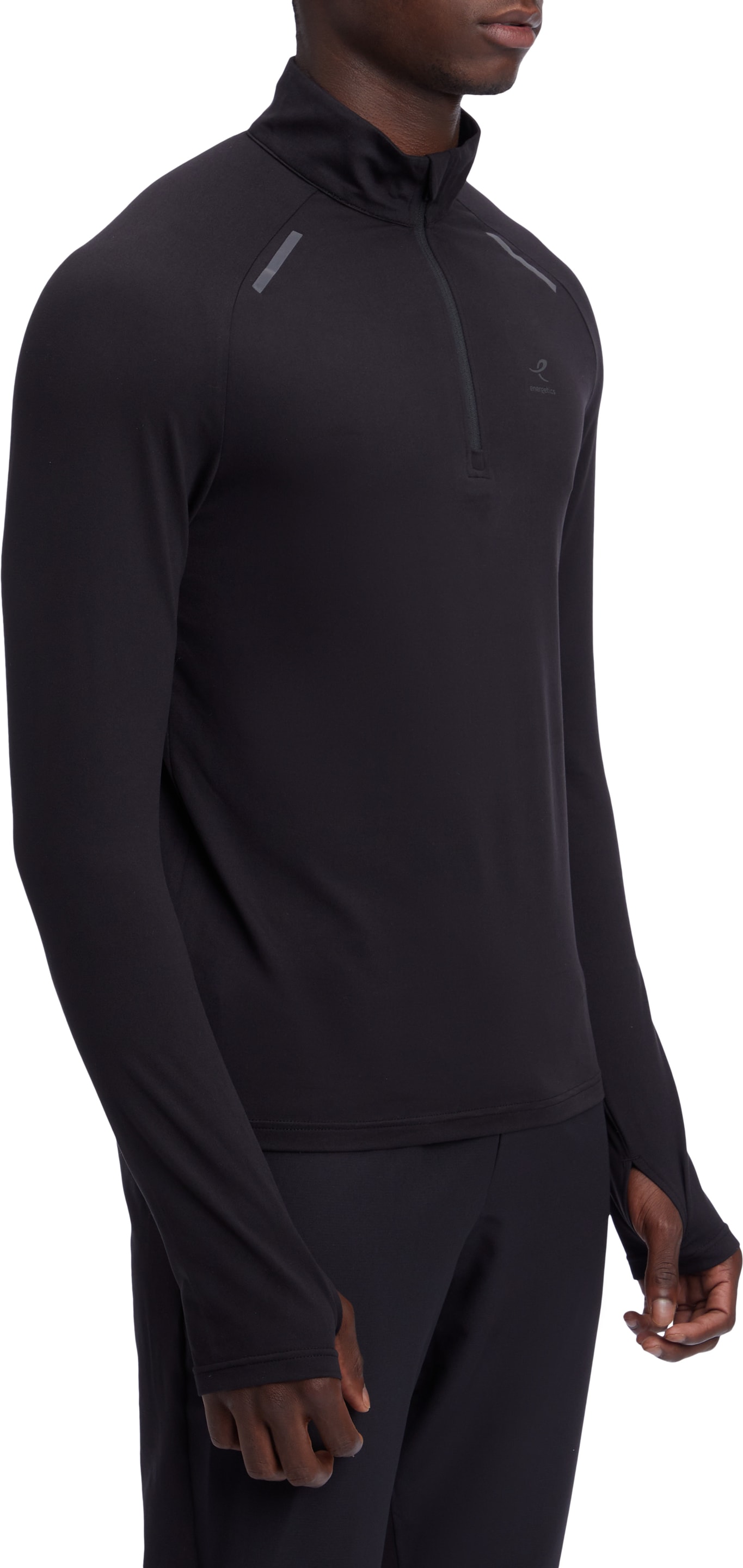 Image of Energetics Laufshirt "HE.-LANGARMSHIRT CUSCO IV M" Rollkragen, Half Zip, für Sport-Outfits, mit DRY PLUS-Technologie