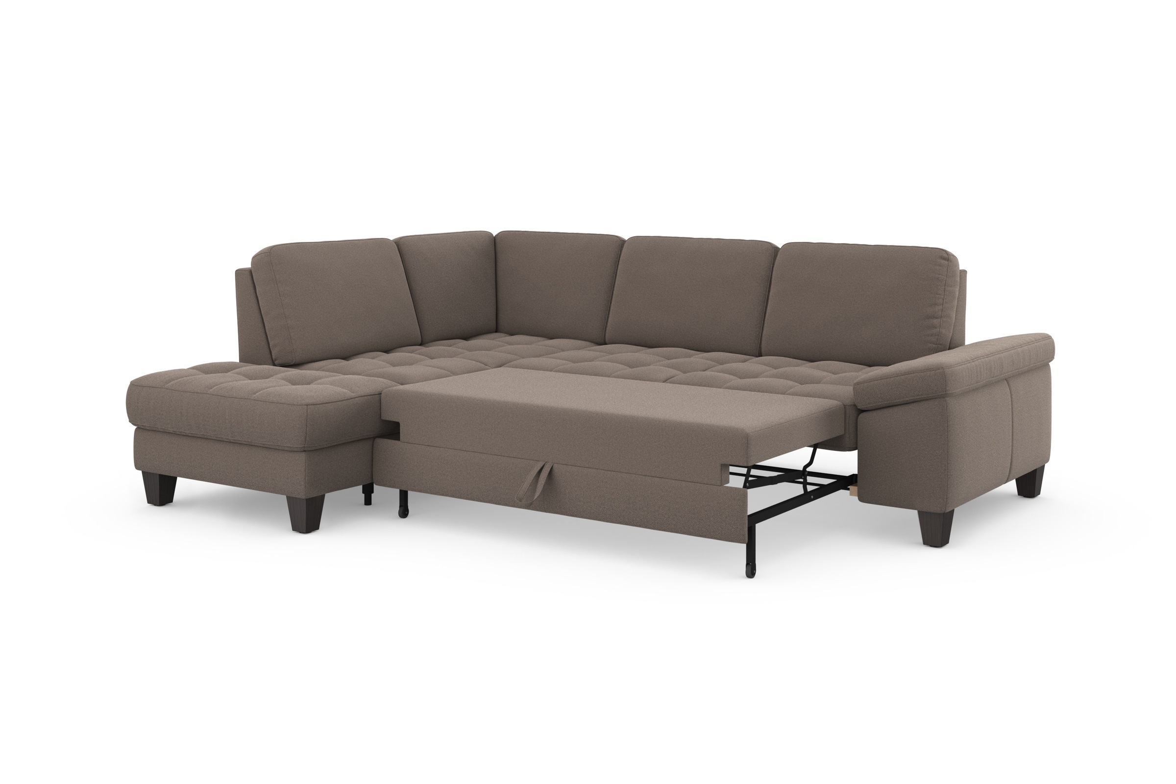 sit&more Ecksofa »Westham L-Form«, mit Ottomane, mit oder ohne Bettfunktion, Bettkasten, Verstellung