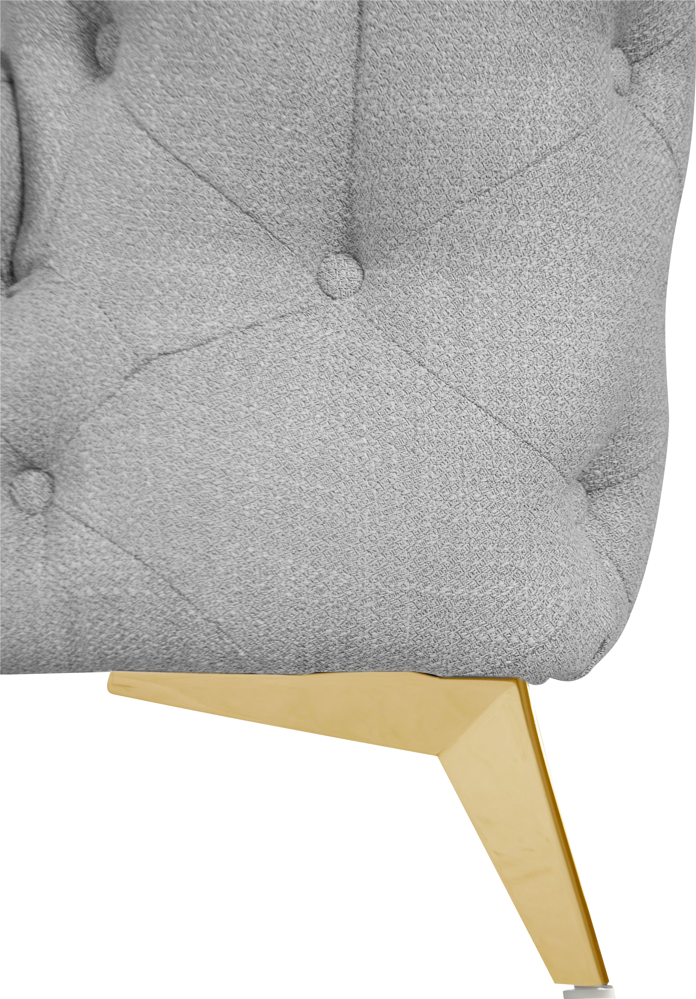 Leonique Chesterfield-Sofa »Glynis«, aufwändige Knopfheftung, moderne Chesterfield Optik, Fussfarbe wählbar