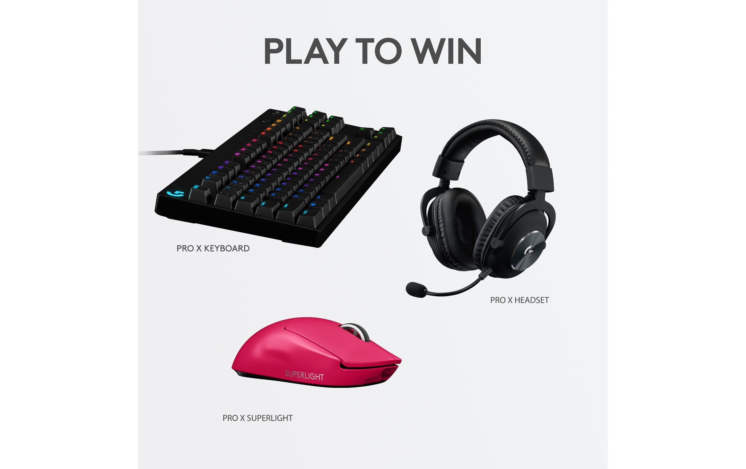 Logitech Gaming-Maus »Logitech PRO X SUPERLIGHT pink«, kabellos