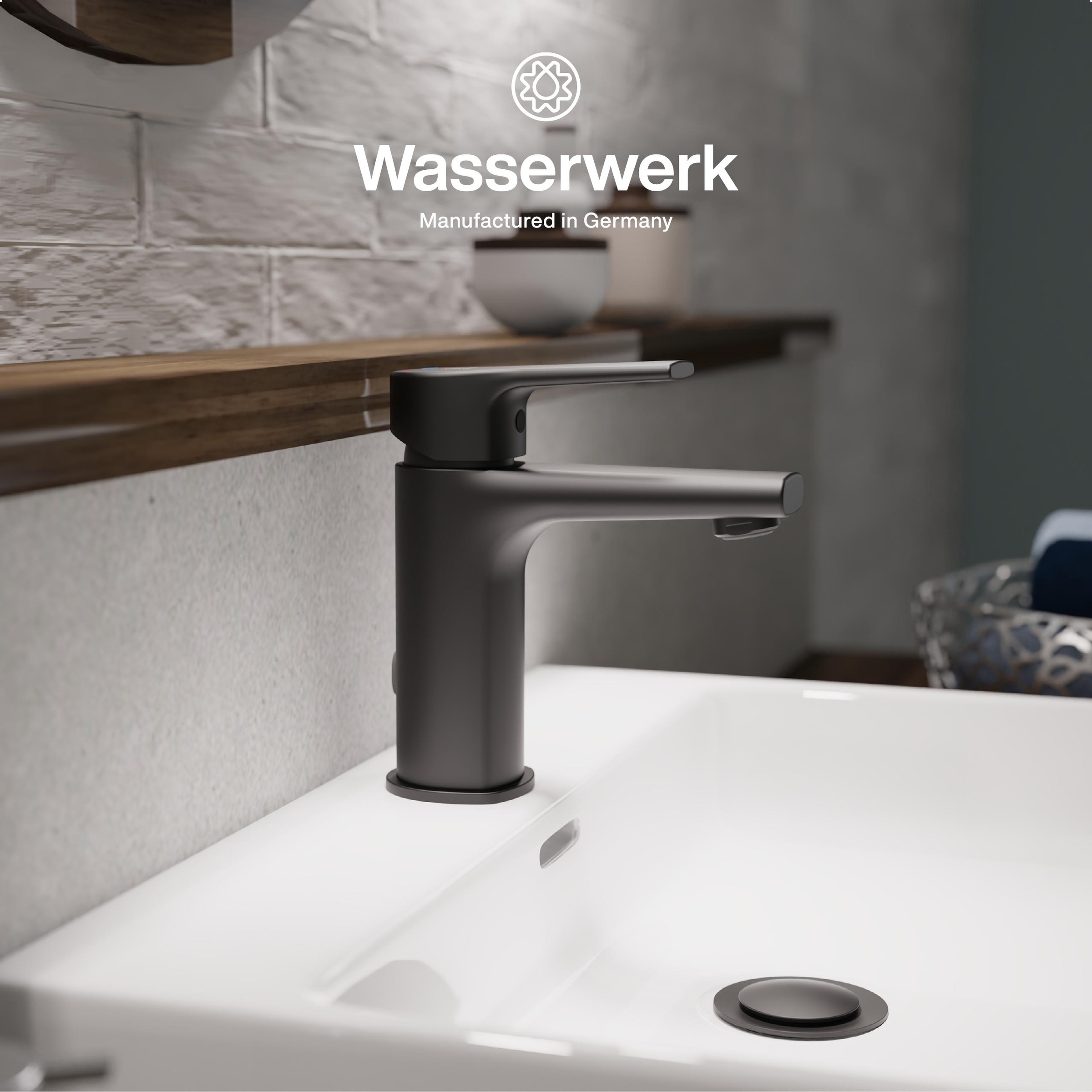 WASSERWERK Waschtischarmatur "WT 13" inkl. Popup, wassersparend