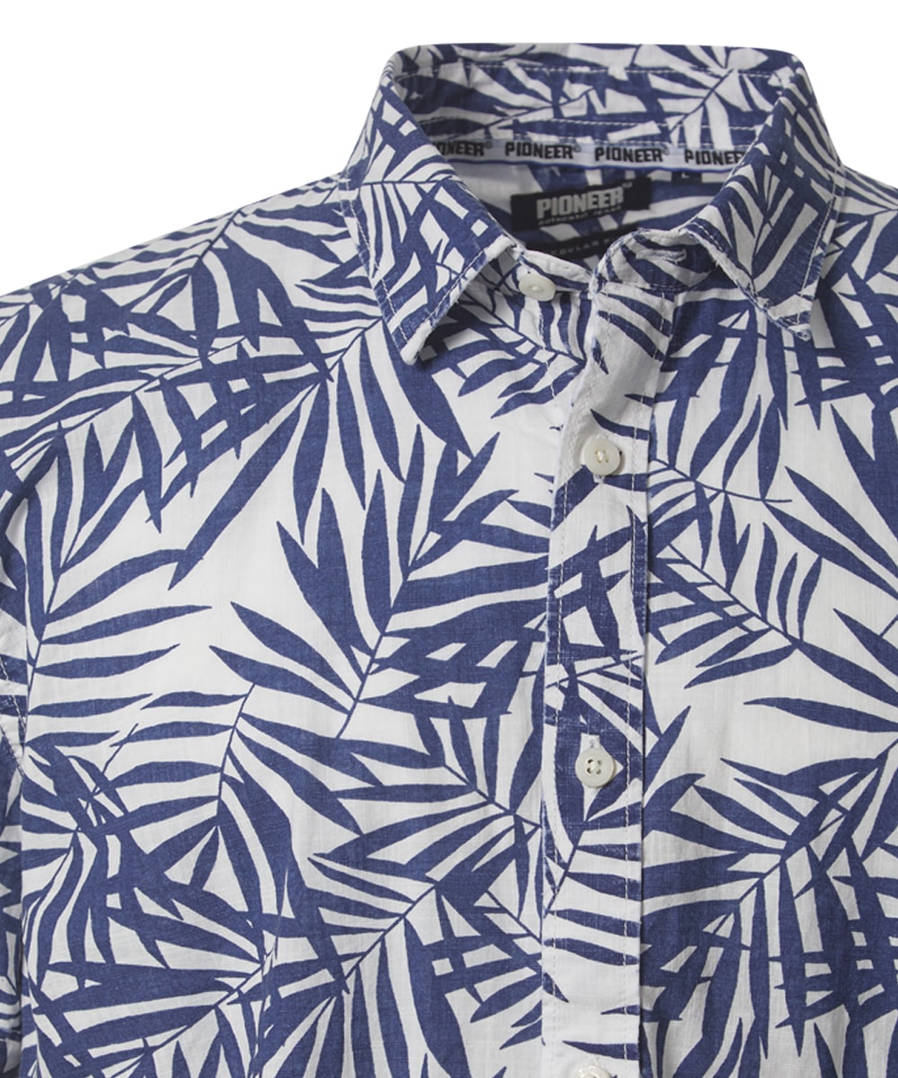 Pioneer Authentic Jeans Chemise à manches courtes avec imprimé intégral